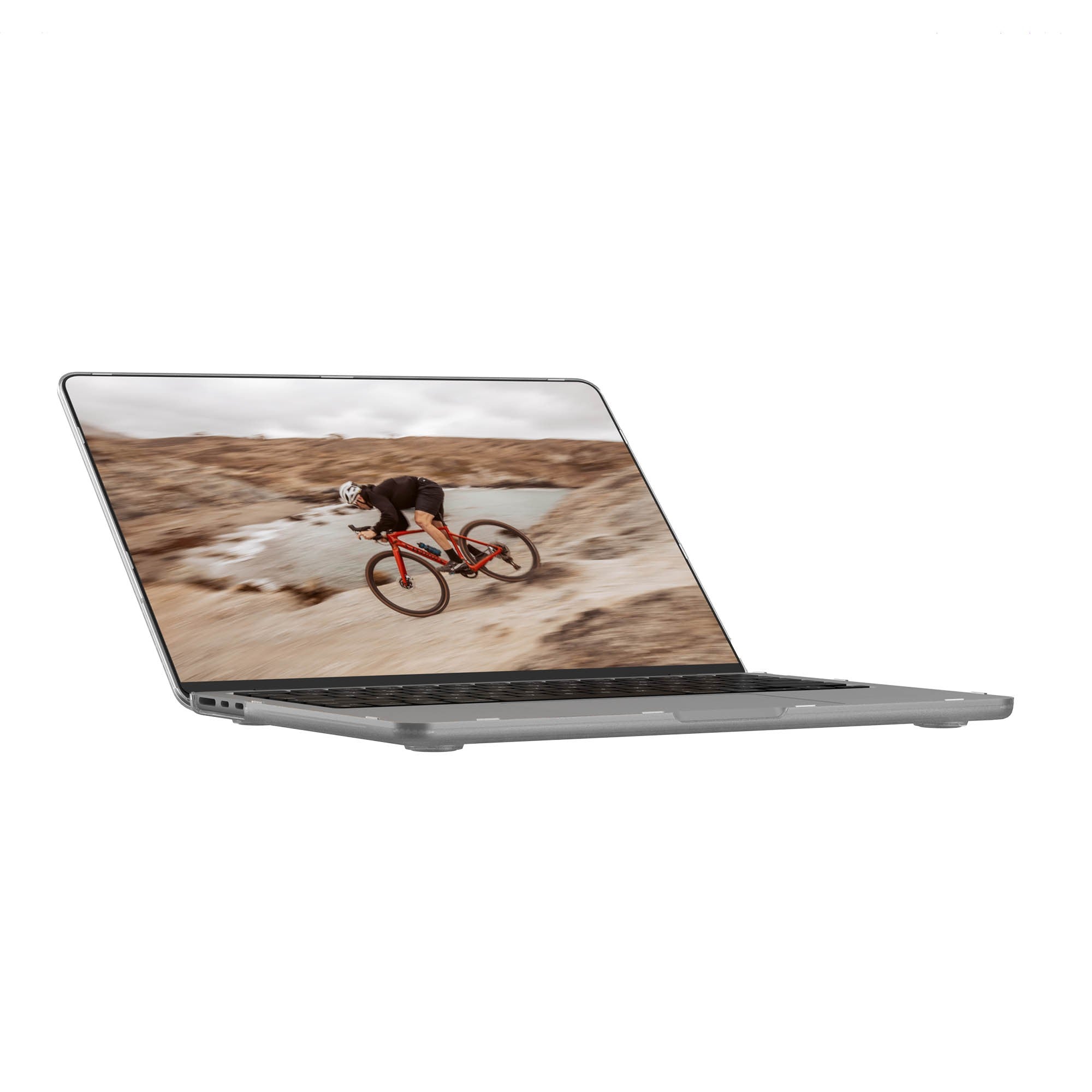 MacBook Air 13-in M2/M3/M4 UAG Essential Armor Case - Ice - 15-15030