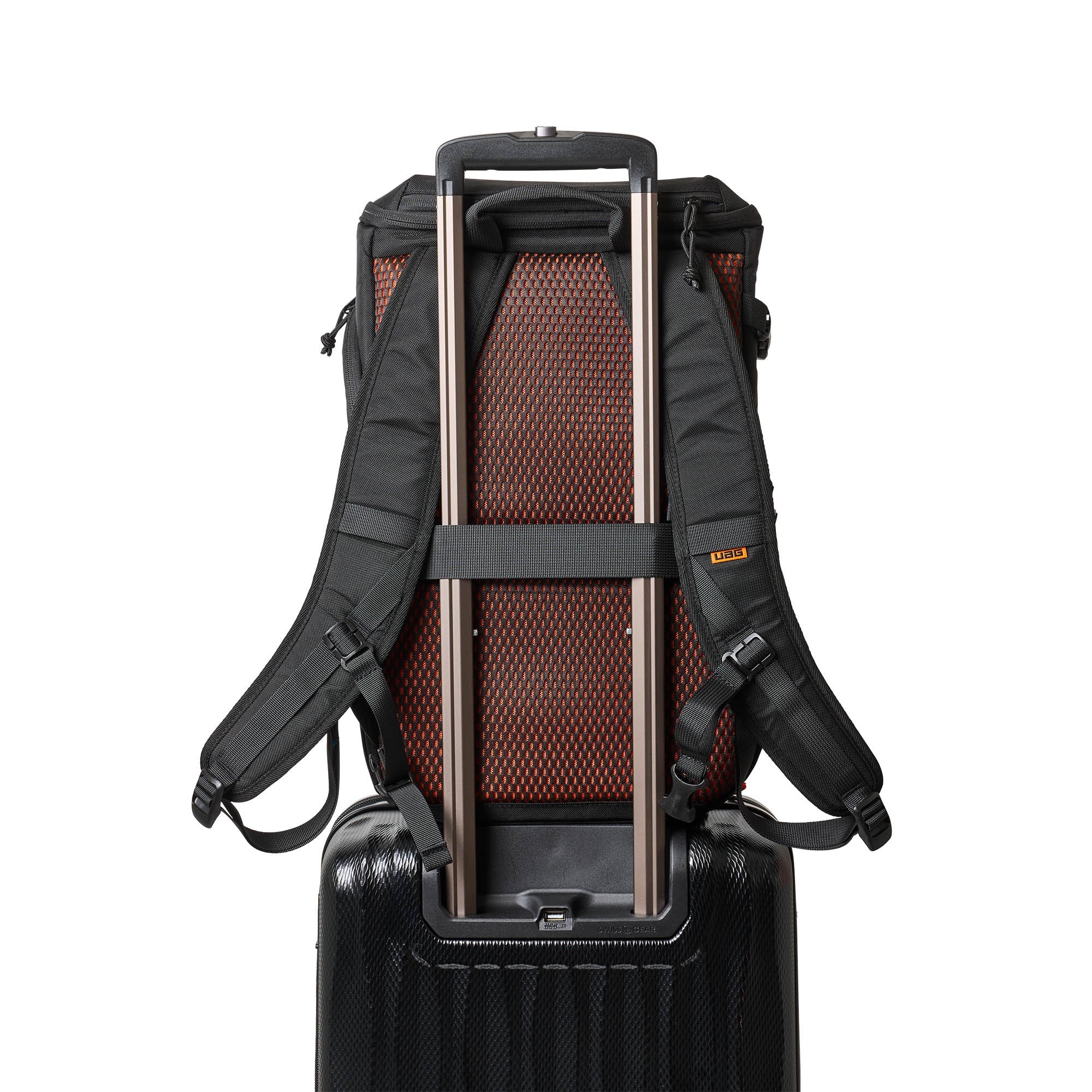 UAG Civilian Backpack 20L - Black/Orange - 15-15040