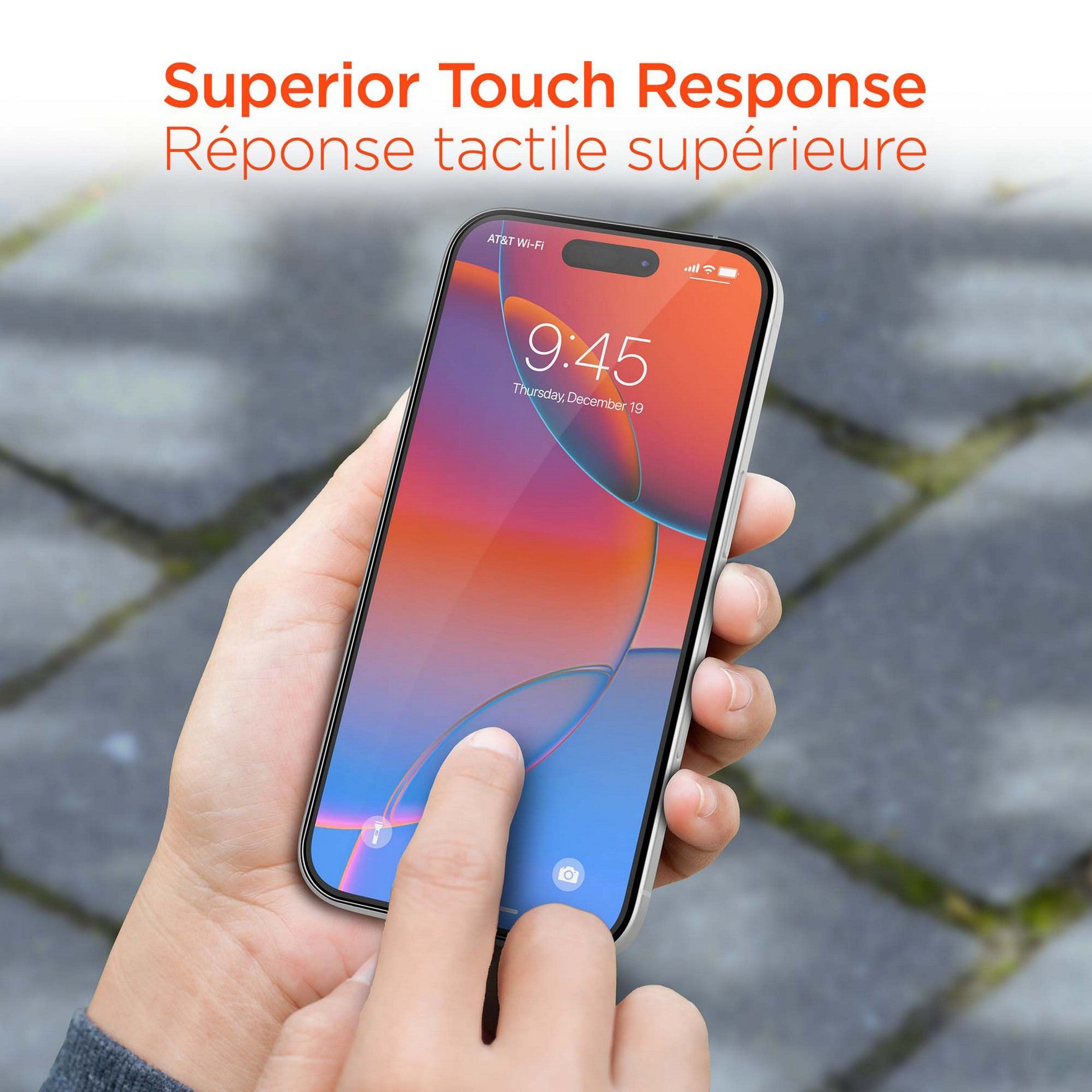 iPhone 17 Pro Max HyperGear Edge-to-Edge Glass Screen Protector w/Installation Applicator Tray - 15-15060