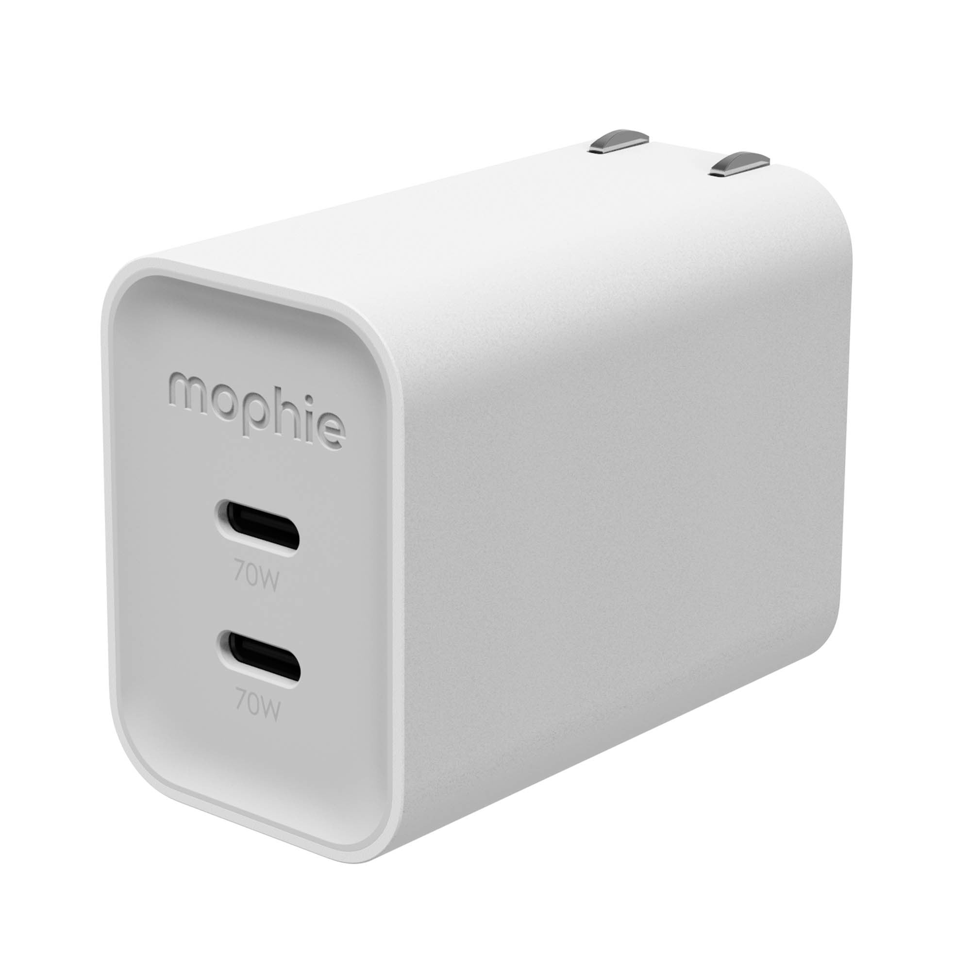 Mophie Speedport 70W Dual USB-C Wall Charger - White - 15-15070
