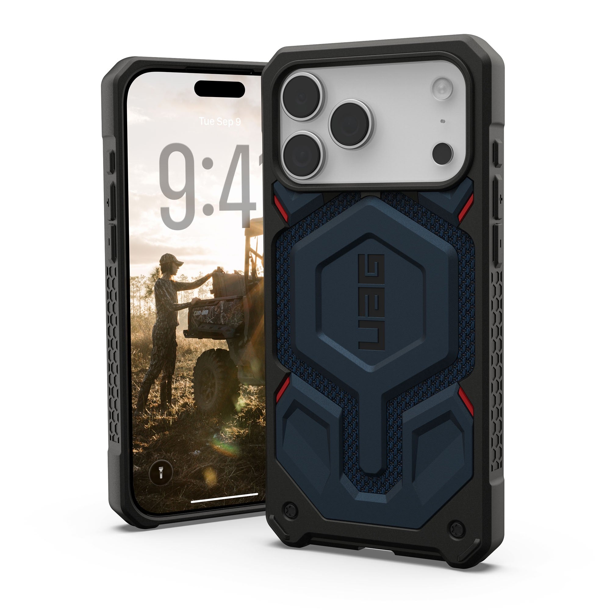 iPhone 17 Pro Max UAG Monarch Pro MagSafe Case - Kevlar Mallard - 15-15076