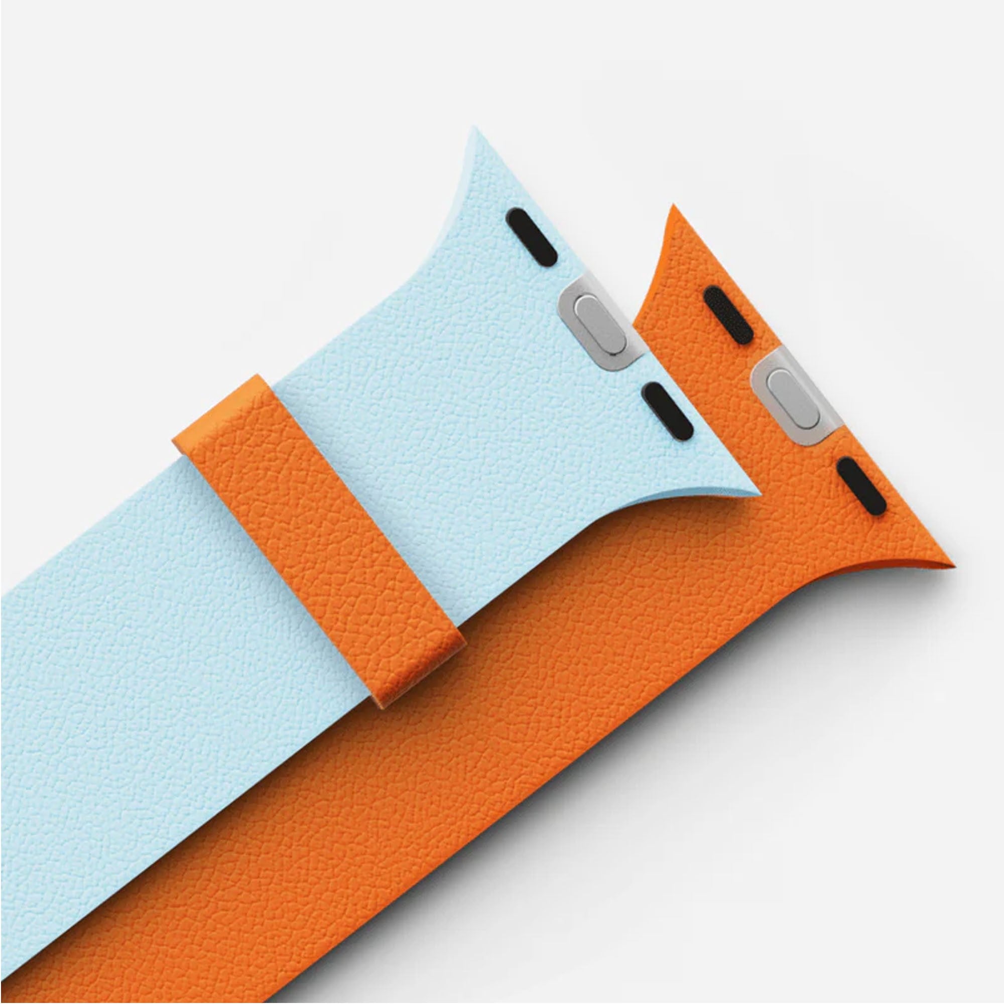 Apple Watch 42mm MOFT Snap Duo Watch Band - Wake Orange/Swell Blue - 15-15084