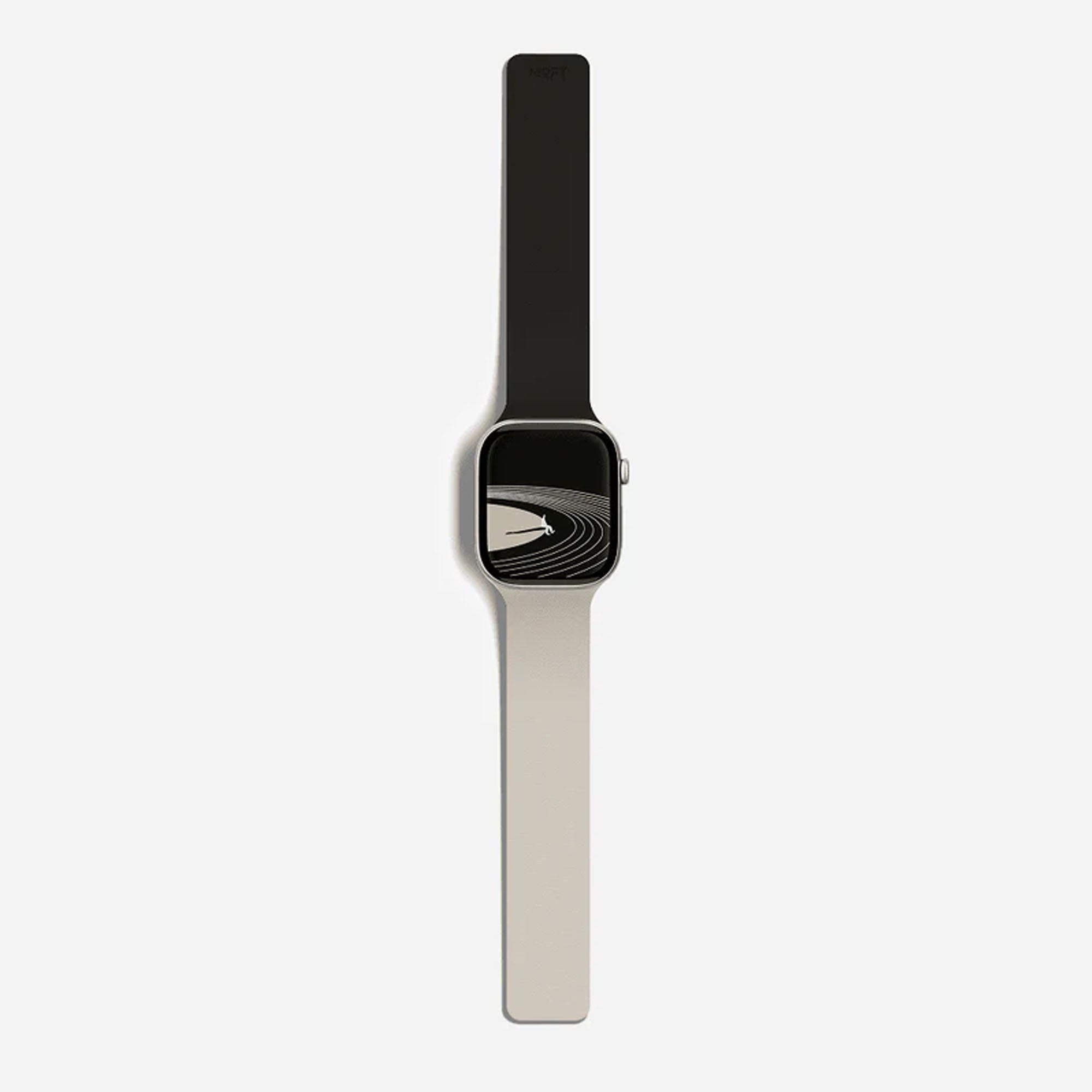 Apple Watch 46mm MOFT Snap Duo Watch Band - Vast Black/Stardust - 15-15085