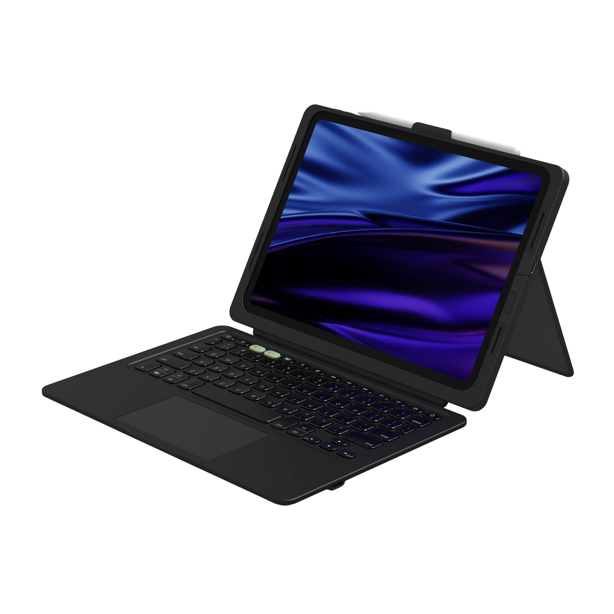 iPad Pro 13-in M5/M4 ZAGG Pro Keys Connect Keyboard - Black - 15-15108