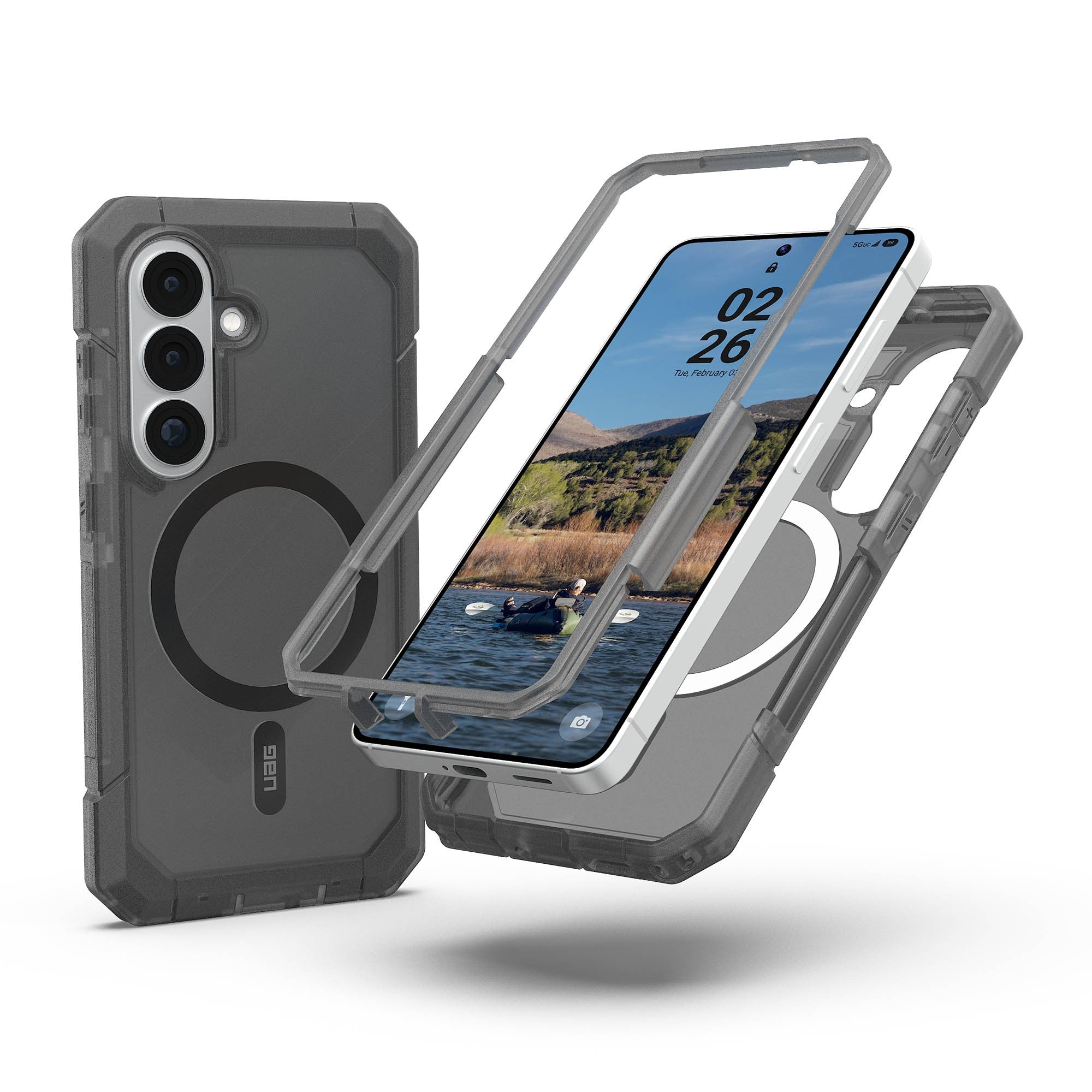 Samsung Galaxy S26 UAG Trooper w/Magnet Case - Ash - 15-15119