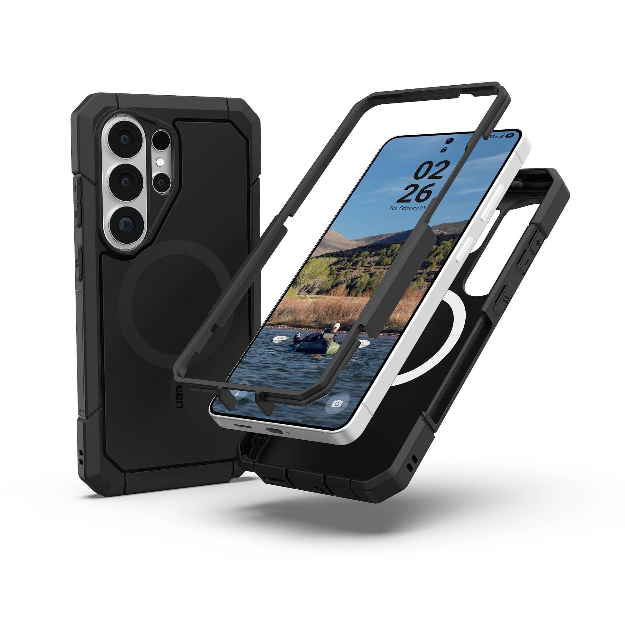 Samsung Galaxy S26 Ultra UAG Trooper w/Magnet Case - Black - 15-15136