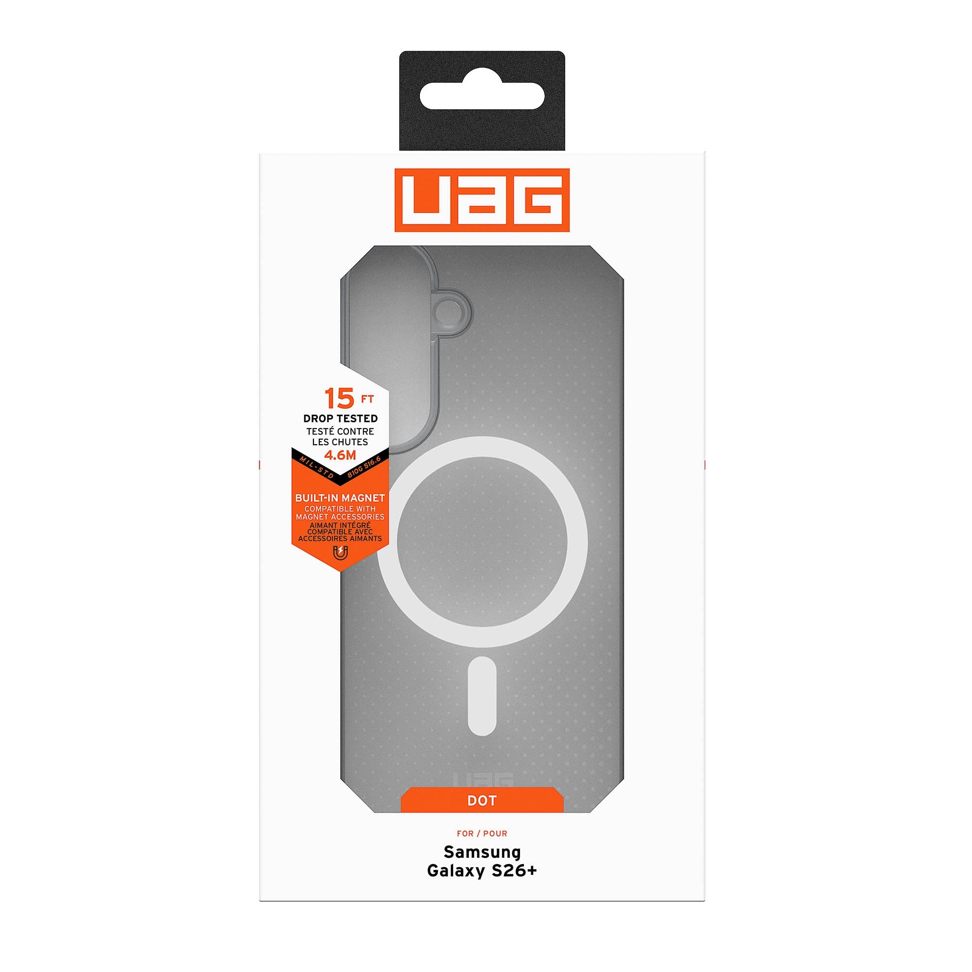 Samsung Galaxy S26+ UAG Dot w/Magnet Case - True Clear Ice/Ash - 15-15138