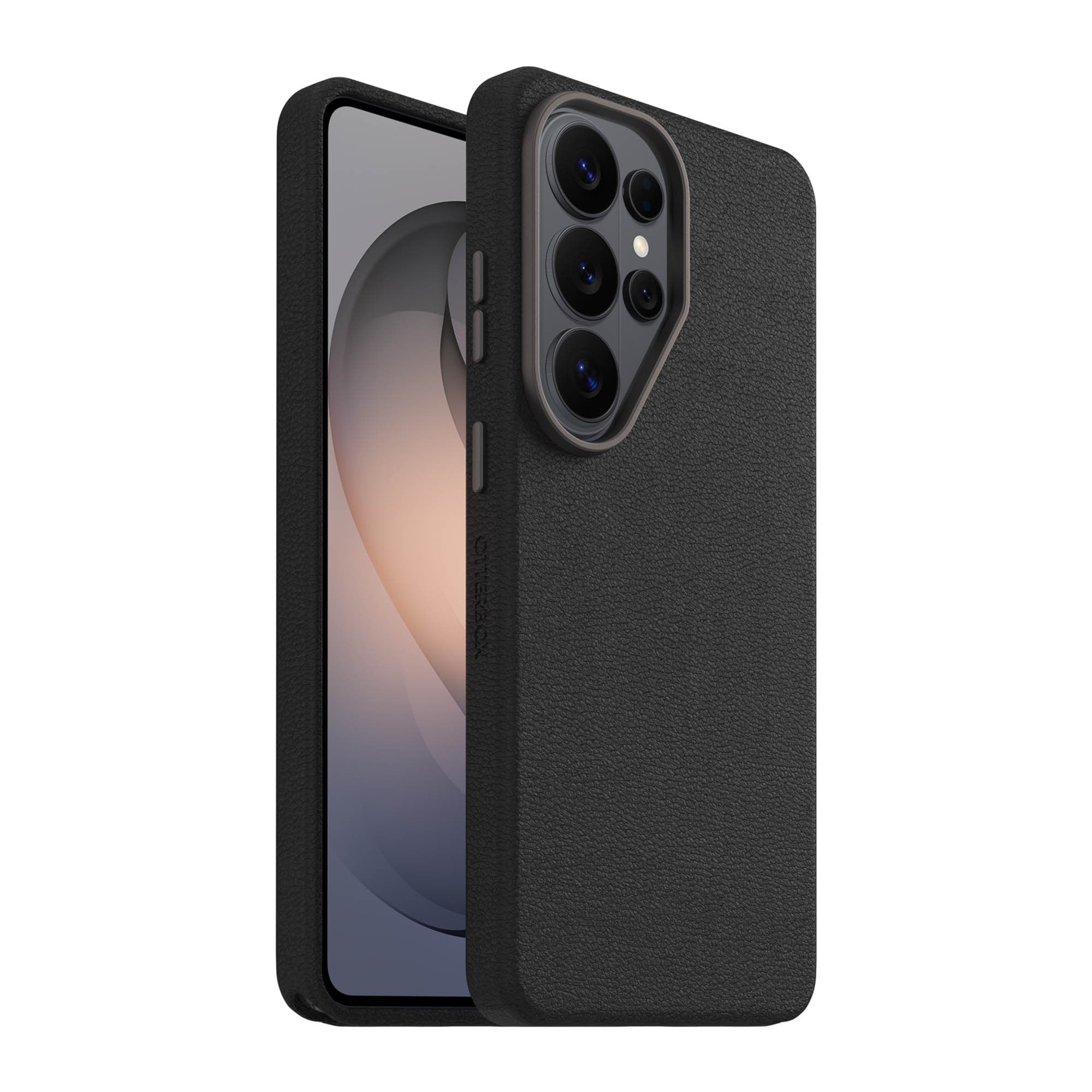 Samsung Galaxy S26 Ultra Otterbox Symmetry Cactus Leather Series Case - Black - Noir Ash - 15-15185