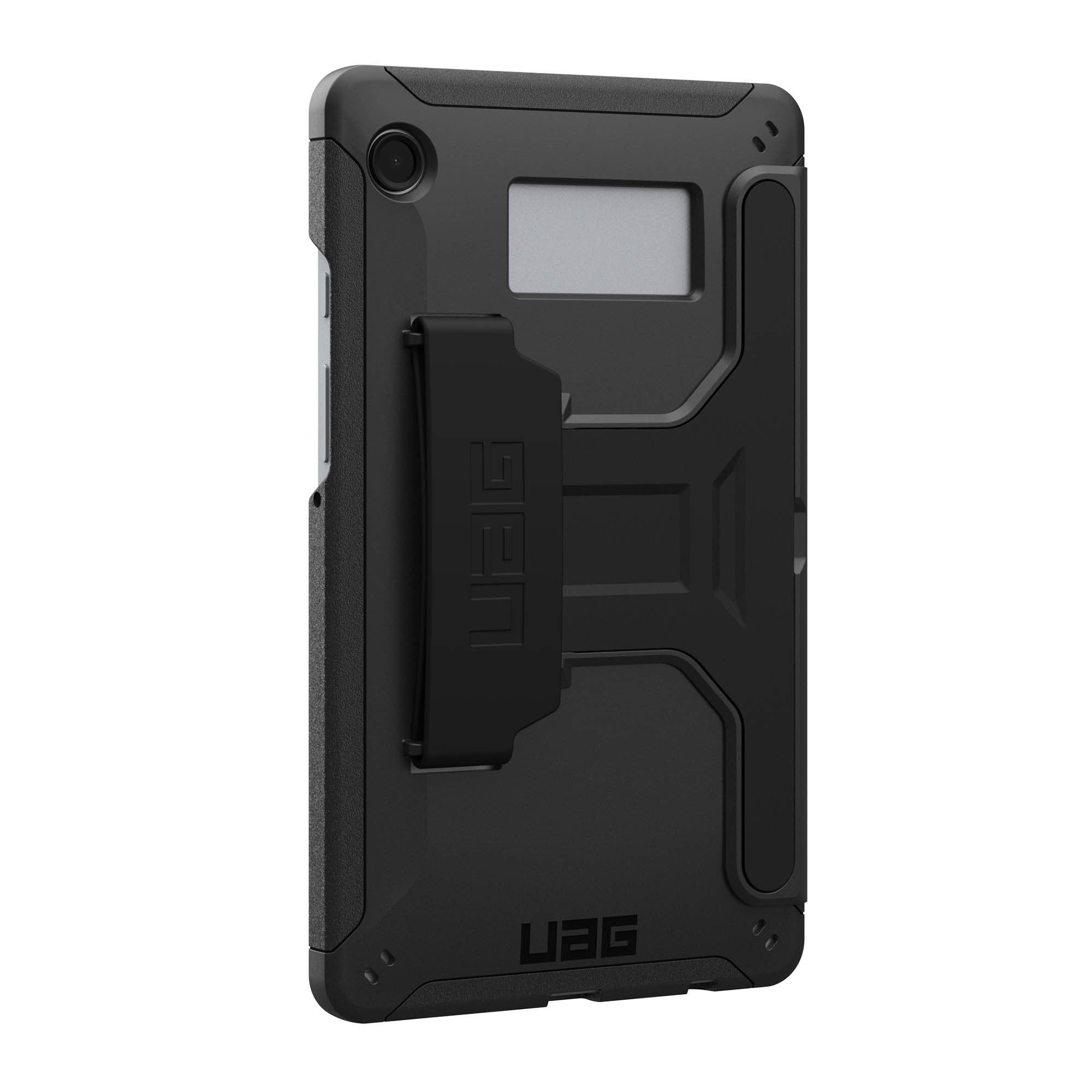 Samsung Galaxy Tab A11 UAG Scout w/Kickstand and Handstrap Case - Black - 15-15229