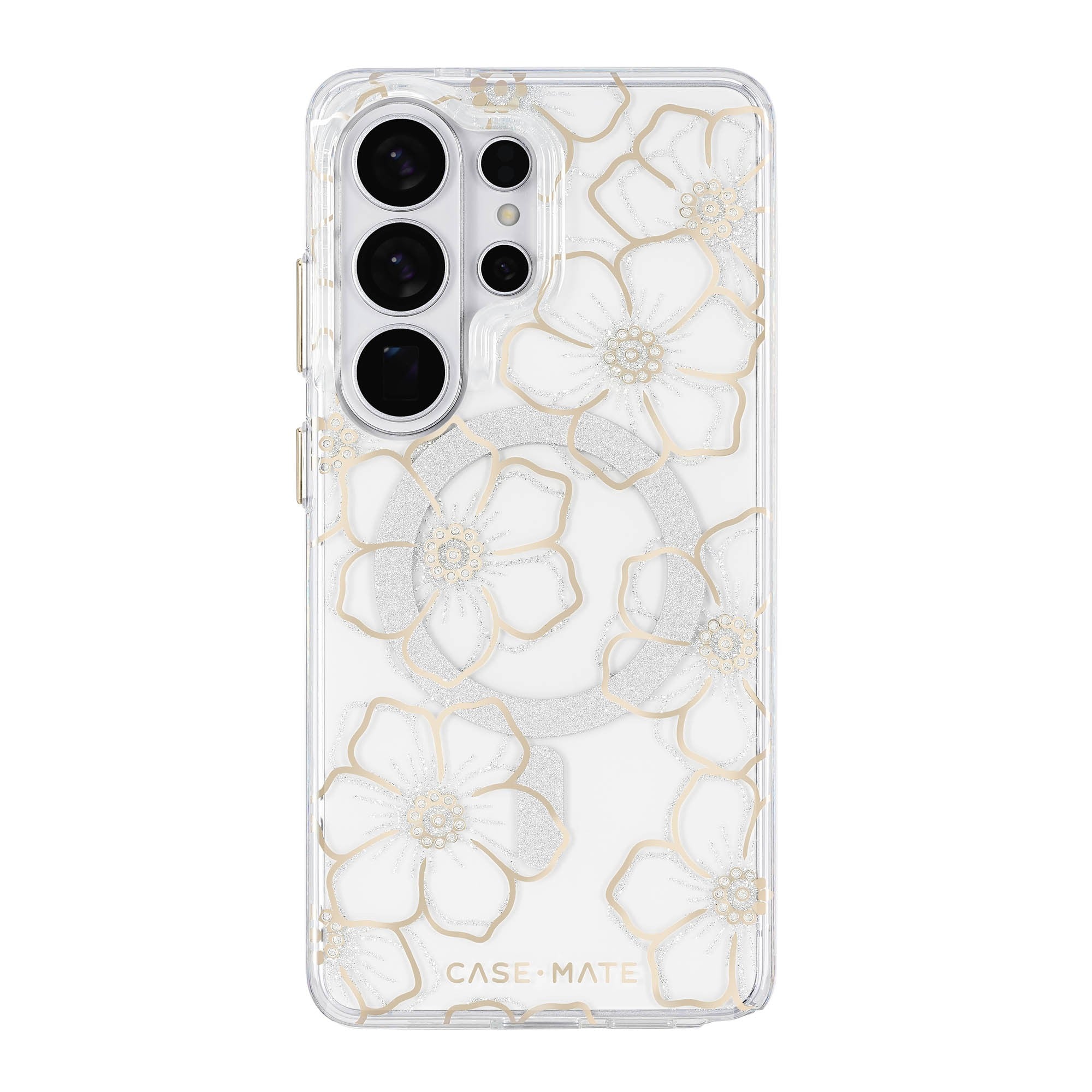 Samsung Galaxy S26 Ultra Case-Mate Floral Gems w/Magnet Case - Gold - 15-15233