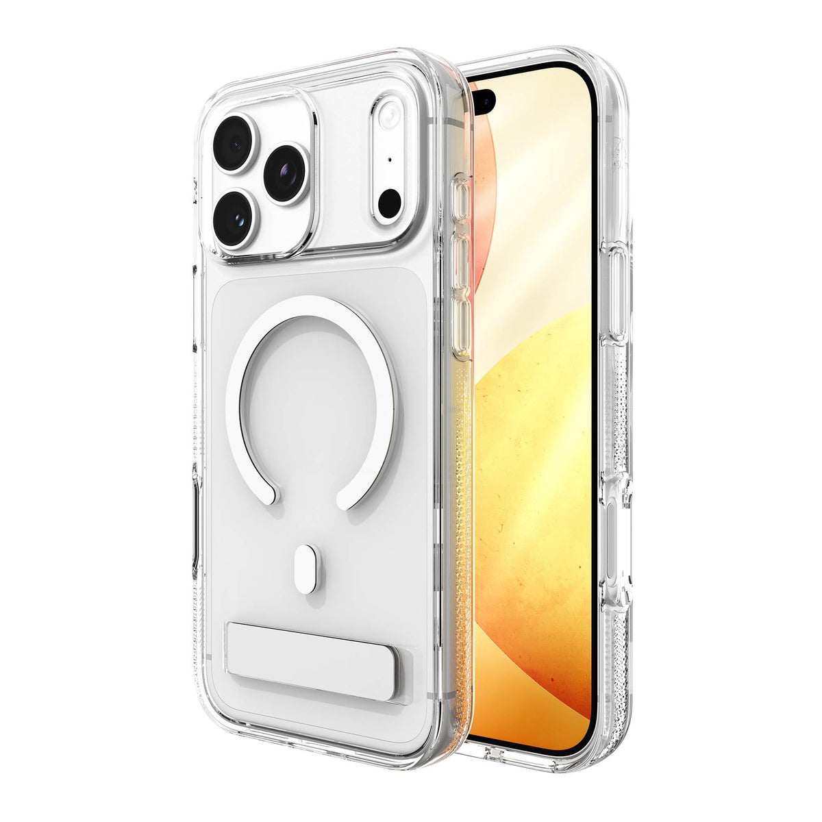 iPhone 18 Pro Max/17 Pro Max ZAGG Graphene Crystal Palace Snap Kickstand Case - Clear - 15-15270