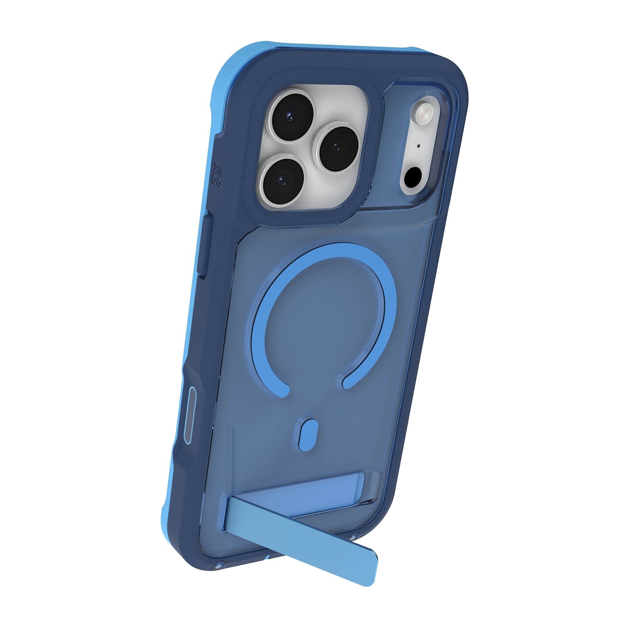 iPhone 17 Pro Max ZAGG Graphene Rainier Snap Kickstand Case - Cobalt Horizon - 15-15276