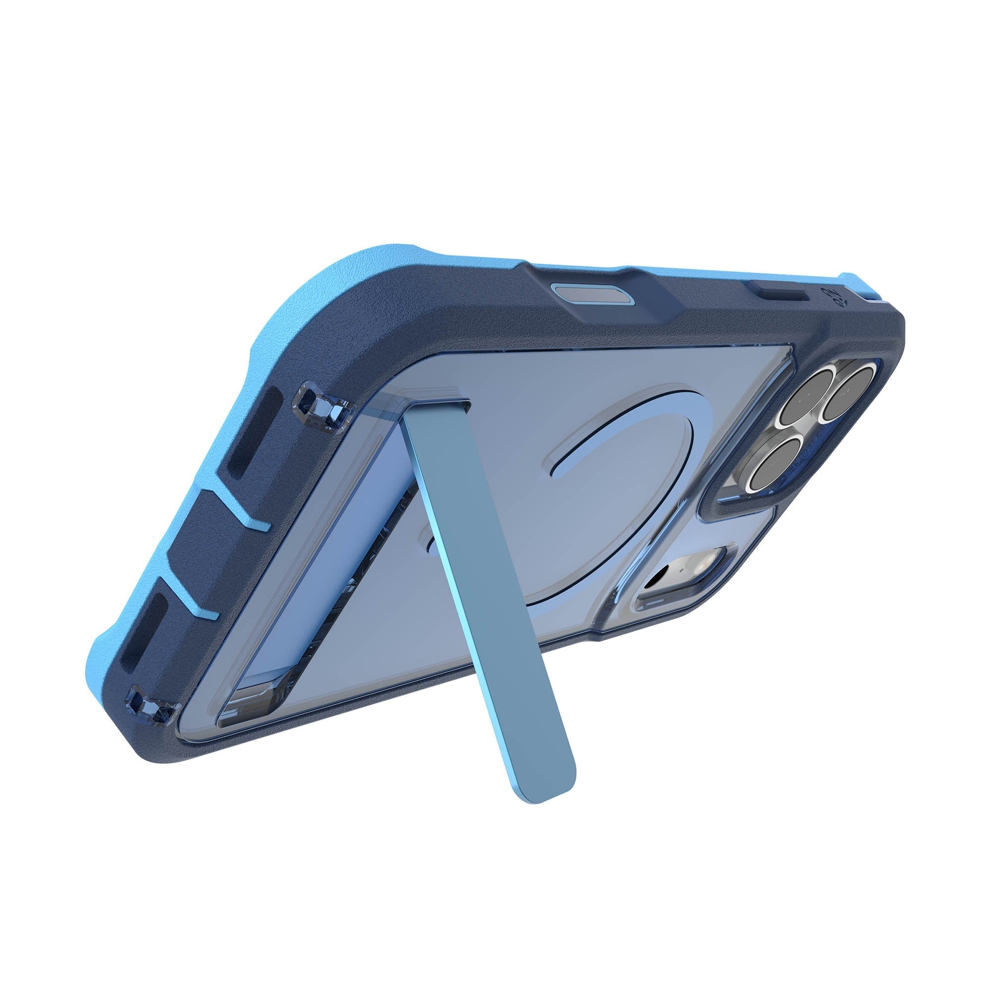 iPhone 17 Pro Max ZAGG Graphene Rainier Snap Kickstand Case - Cobalt Horizon - 15-15276