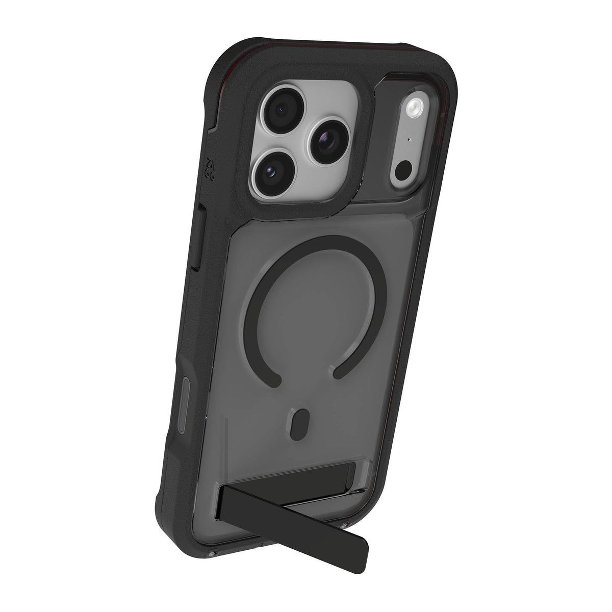 iPhone 18 Pro Max/17 Pro Max ZAGG Graphene Rainier Snap Kickstand Case - Smoke Black - 15-15278