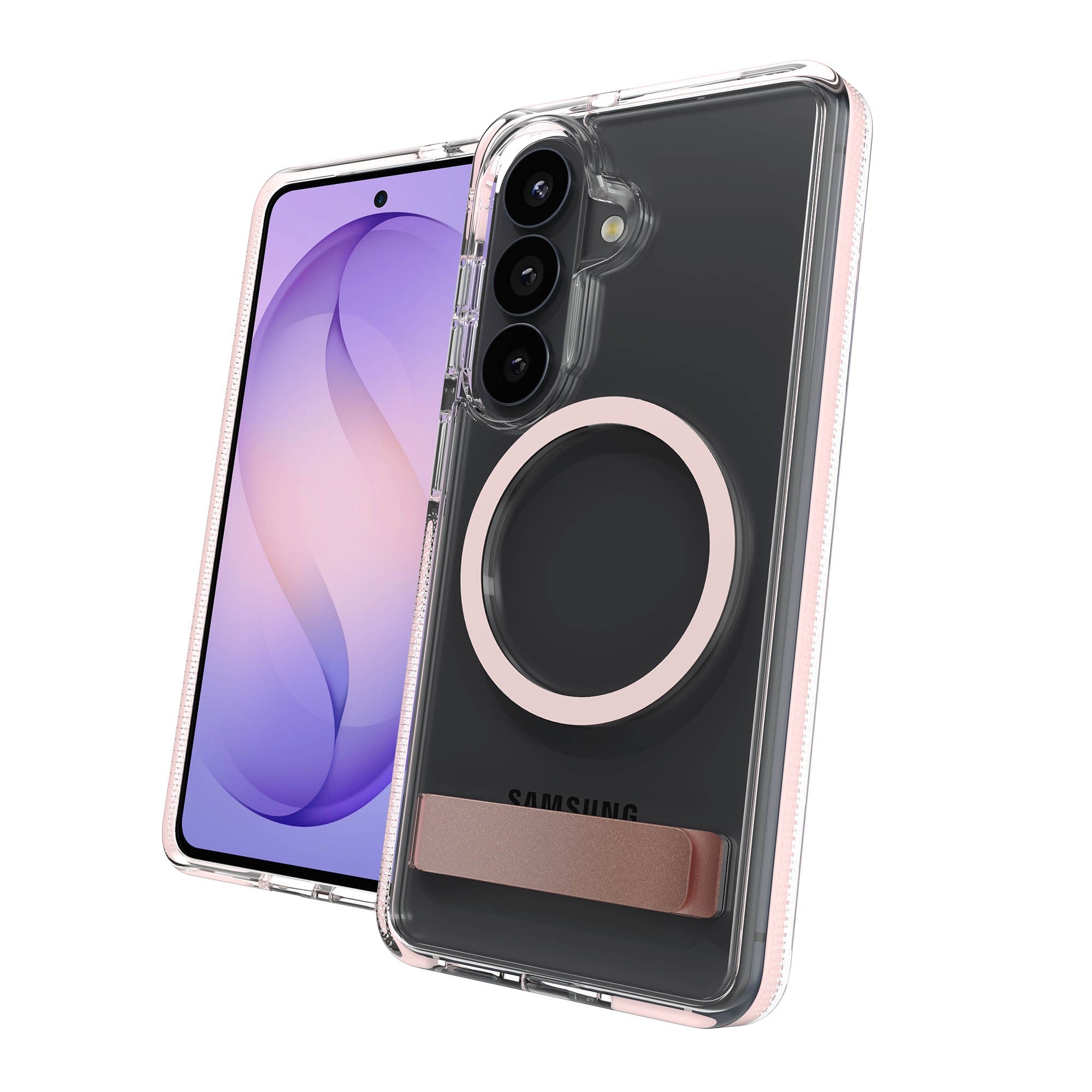 Samsung Galaxy S26 ZAGG Graphene Santa Cruz Snap Kickstand Case - Pink Sorbet - 15-15312