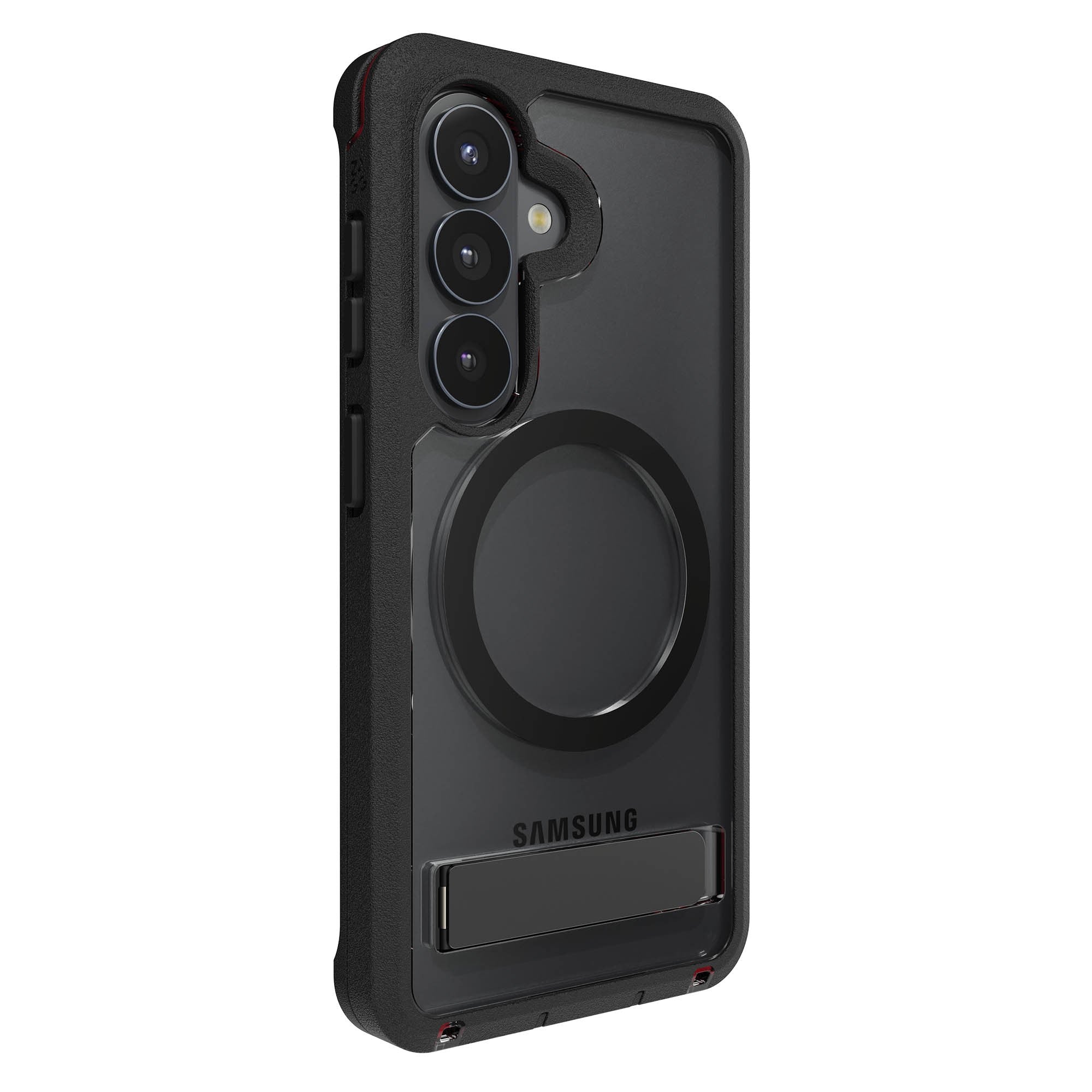 Samsung Galaxy S26 ZAGG Graphene Rainier Snap Kickstand Case - Smoke Black - 15-15314