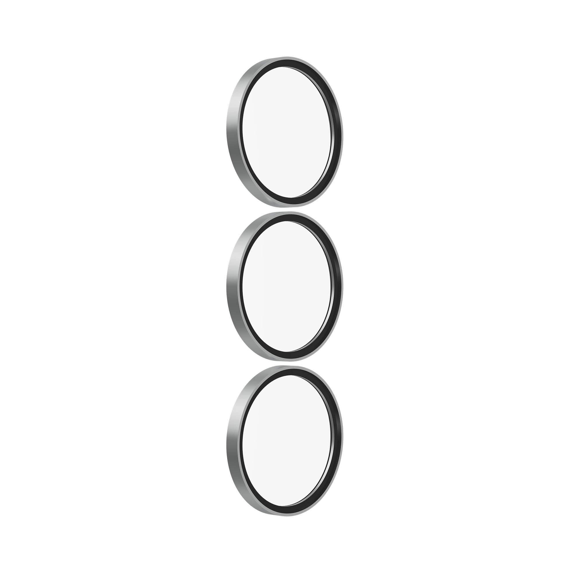 Samsung Galaxy S26+ ZAGG InvisibleShield Glass Elite Camera Rings Lens Protector - Silver - 15-15316