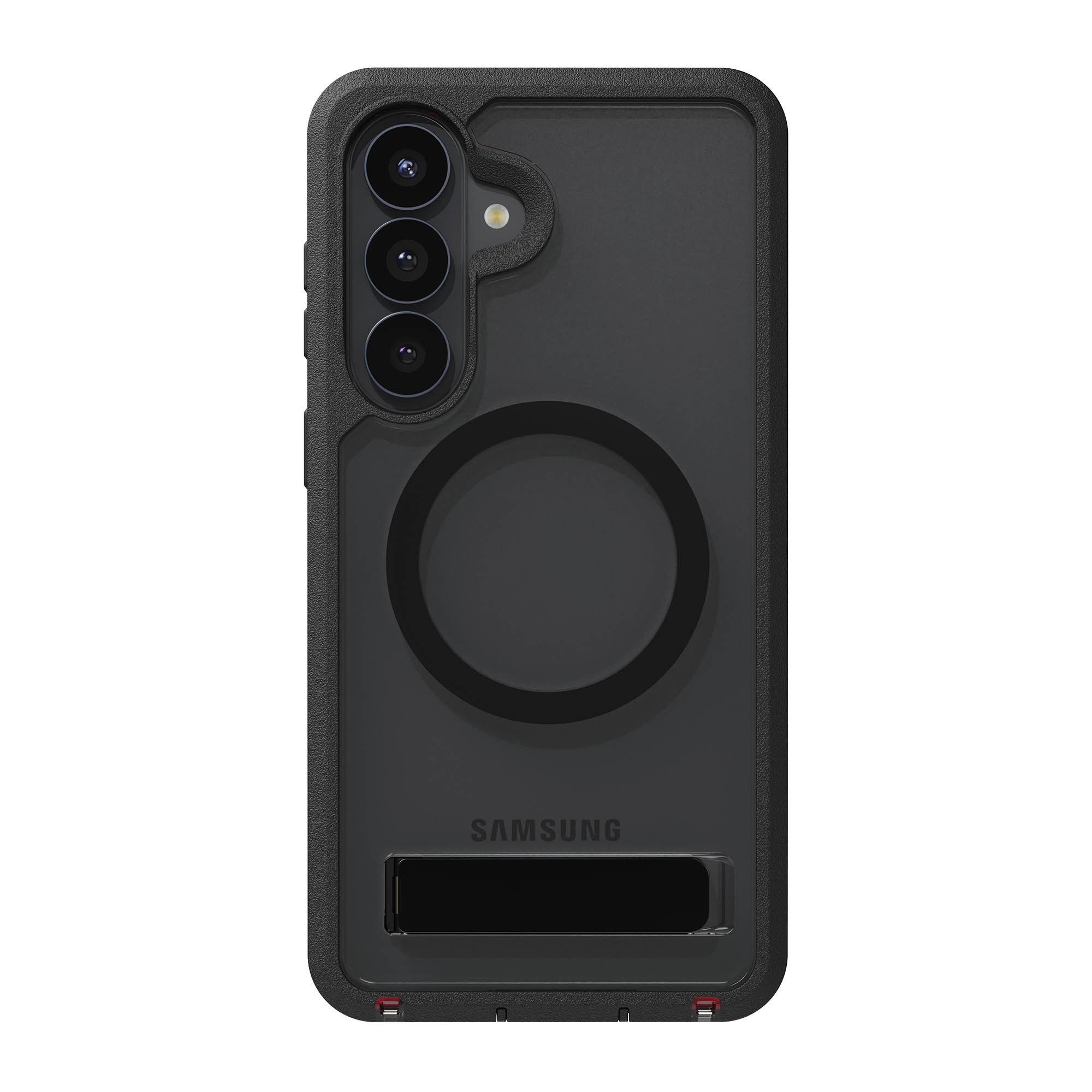 Samsung Galaxy S26+ ZAGG Graphene Rainier Snap Kickstand Case - Smoke Black - 15-15319