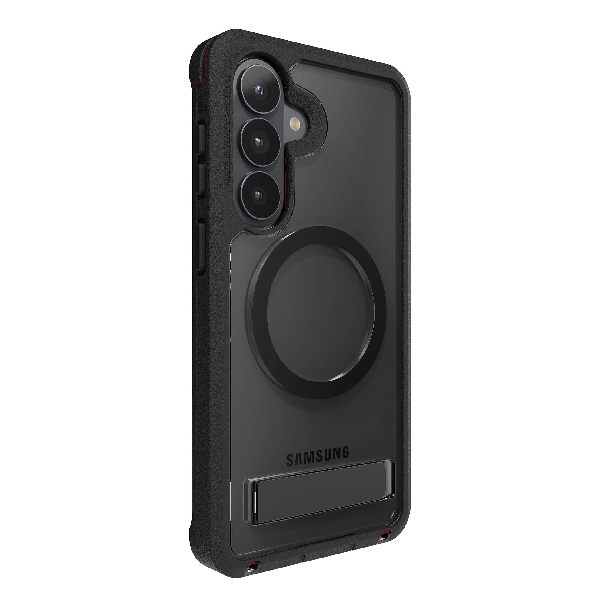 Samsung Galaxy S26+ ZAGG Graphene Rainier Snap Kickstand Case - Smoke Black - 15-15319