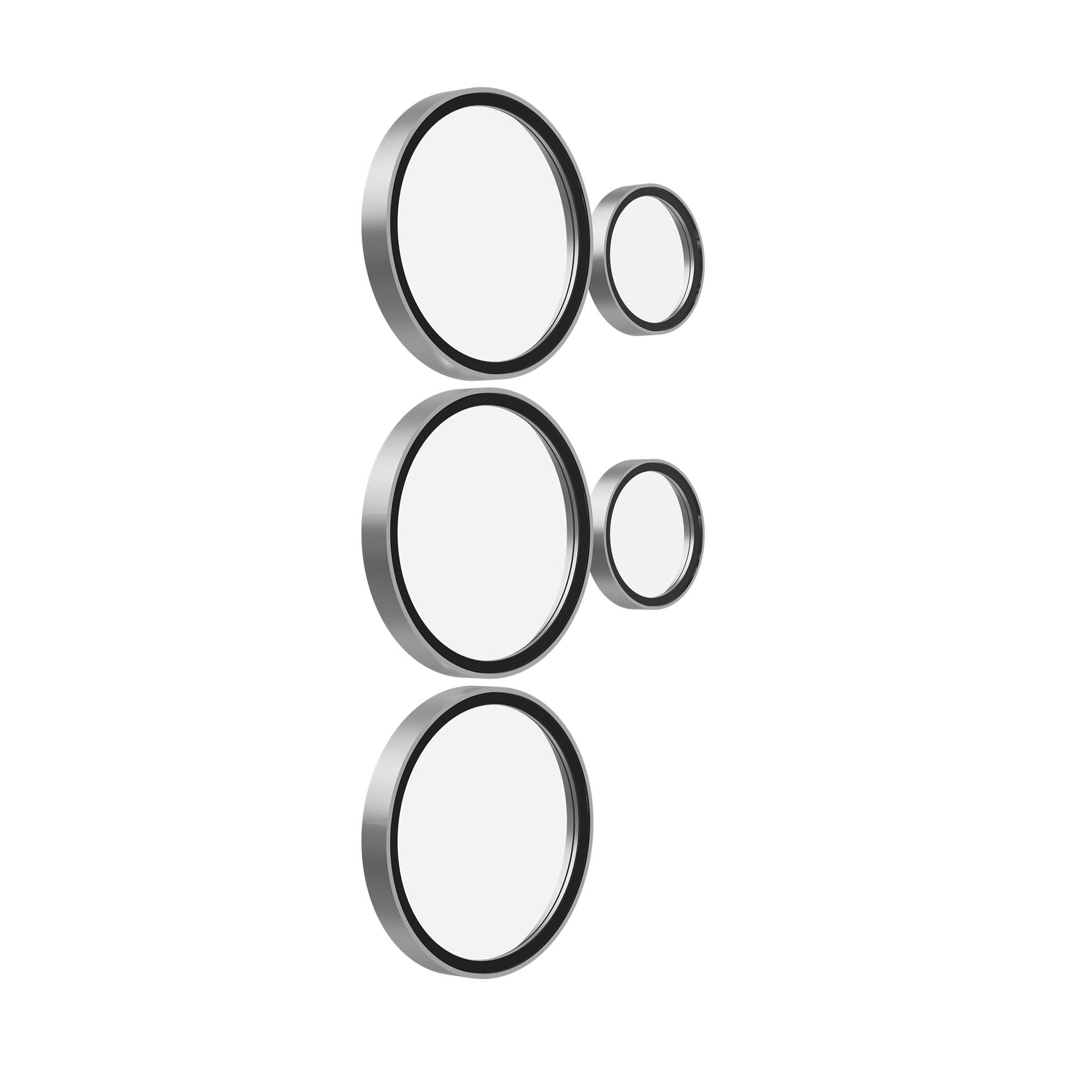 Samsung Galaxy S26 Ultra ZAGG InvisibleShield Glass Elite Camera Rings Lens Protector - Silver - 15-15322