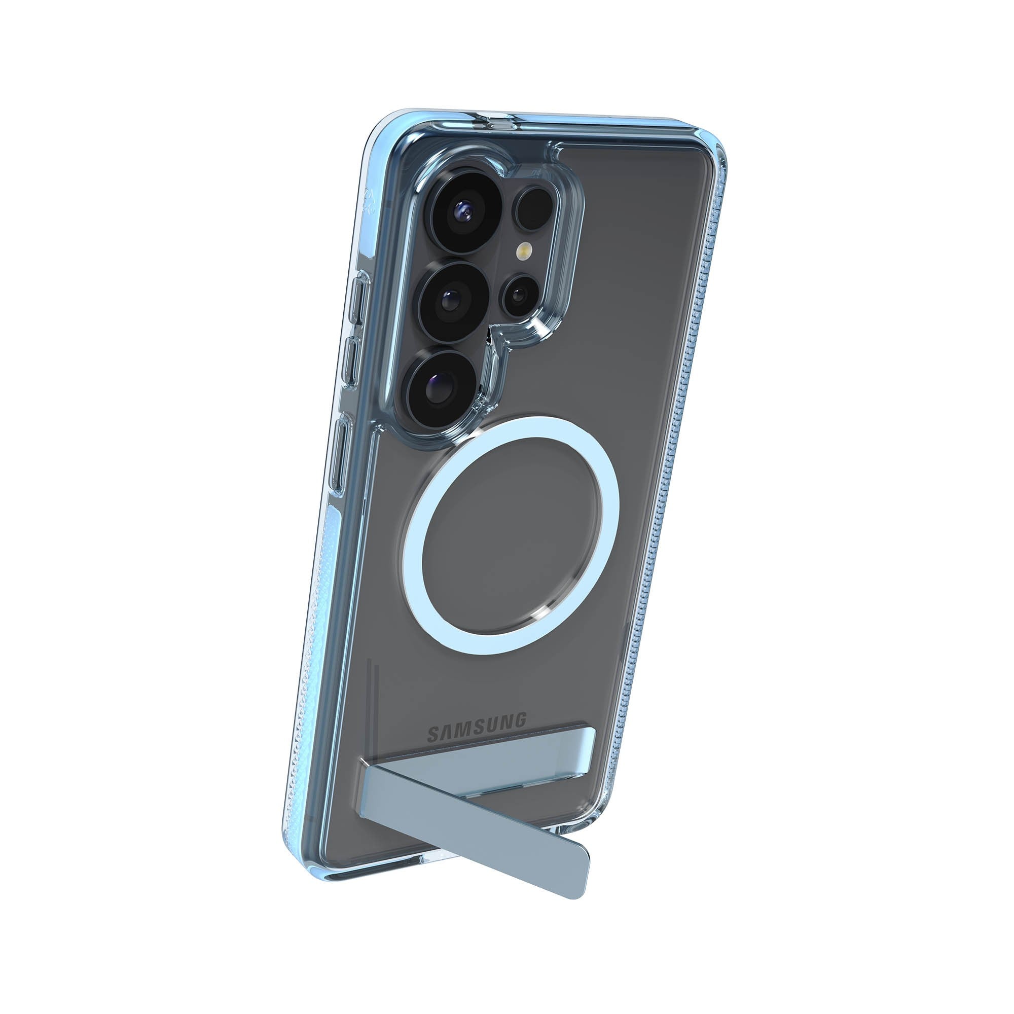 Samsung Galaxy S26 Ultra ZAGG Graphene Santa Cruz Snap Kickstand Case - Icy Blue - 15-15326