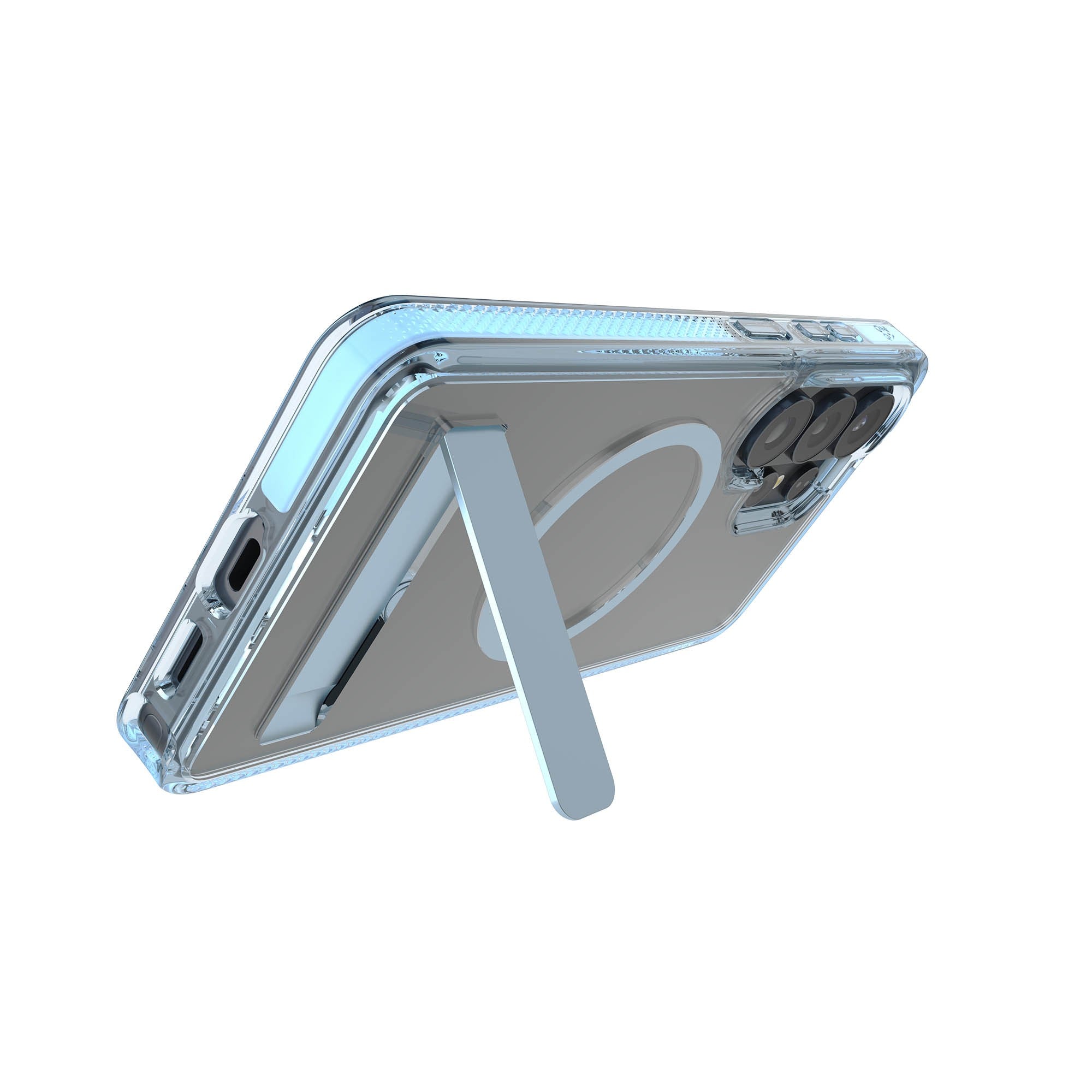 Samsung Galaxy S26 Ultra ZAGG Graphene Santa Cruz Snap Kickstand Case - Icy Blue - 15-15326