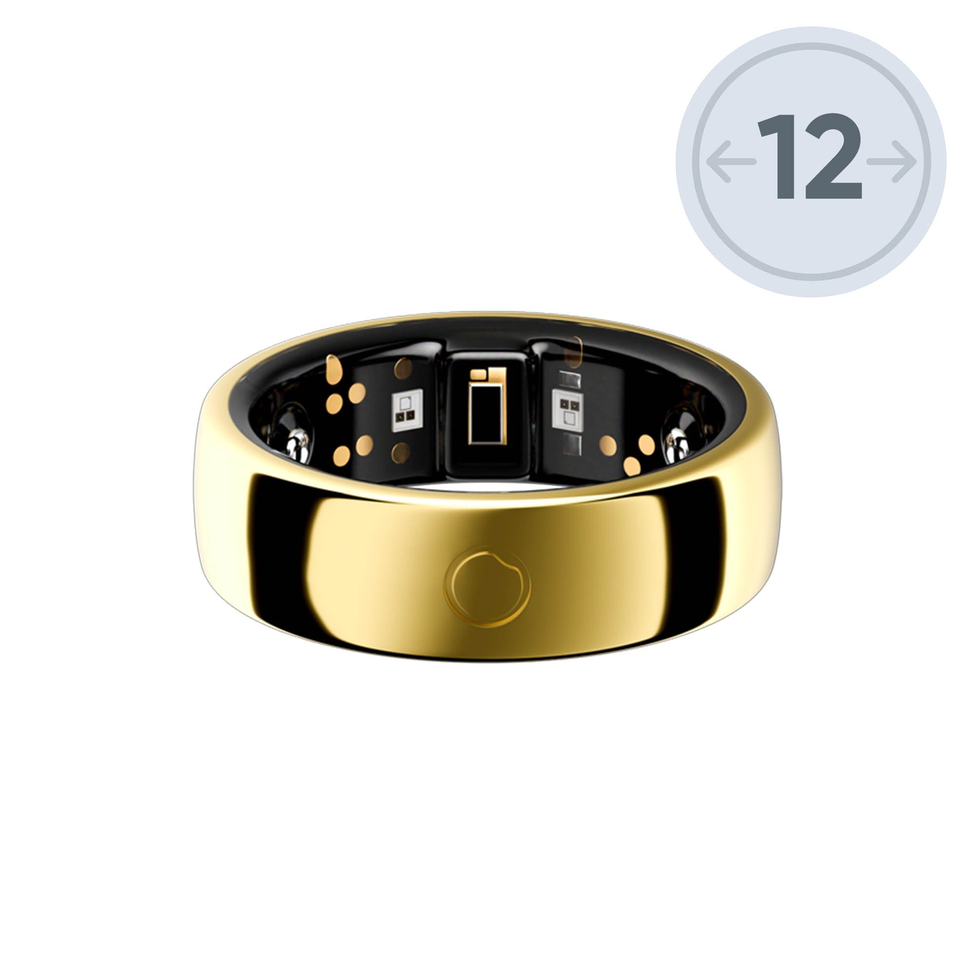 Circular Ring 2 Size 12 - Gold - 15-15400