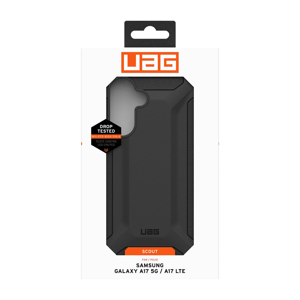 Samsung Galaxy A18/A17 5G LTE UAG Scout Case - Black - 15-15435
