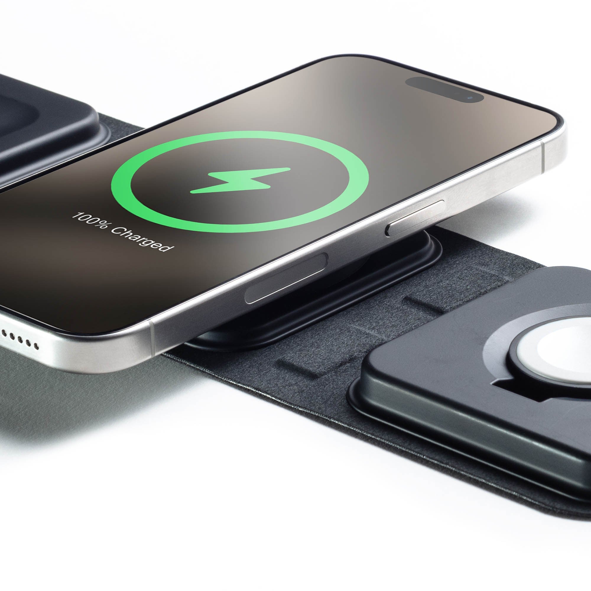 Mophie 3in1 Portable MagSafe Travel Charger - Black - 15-15436