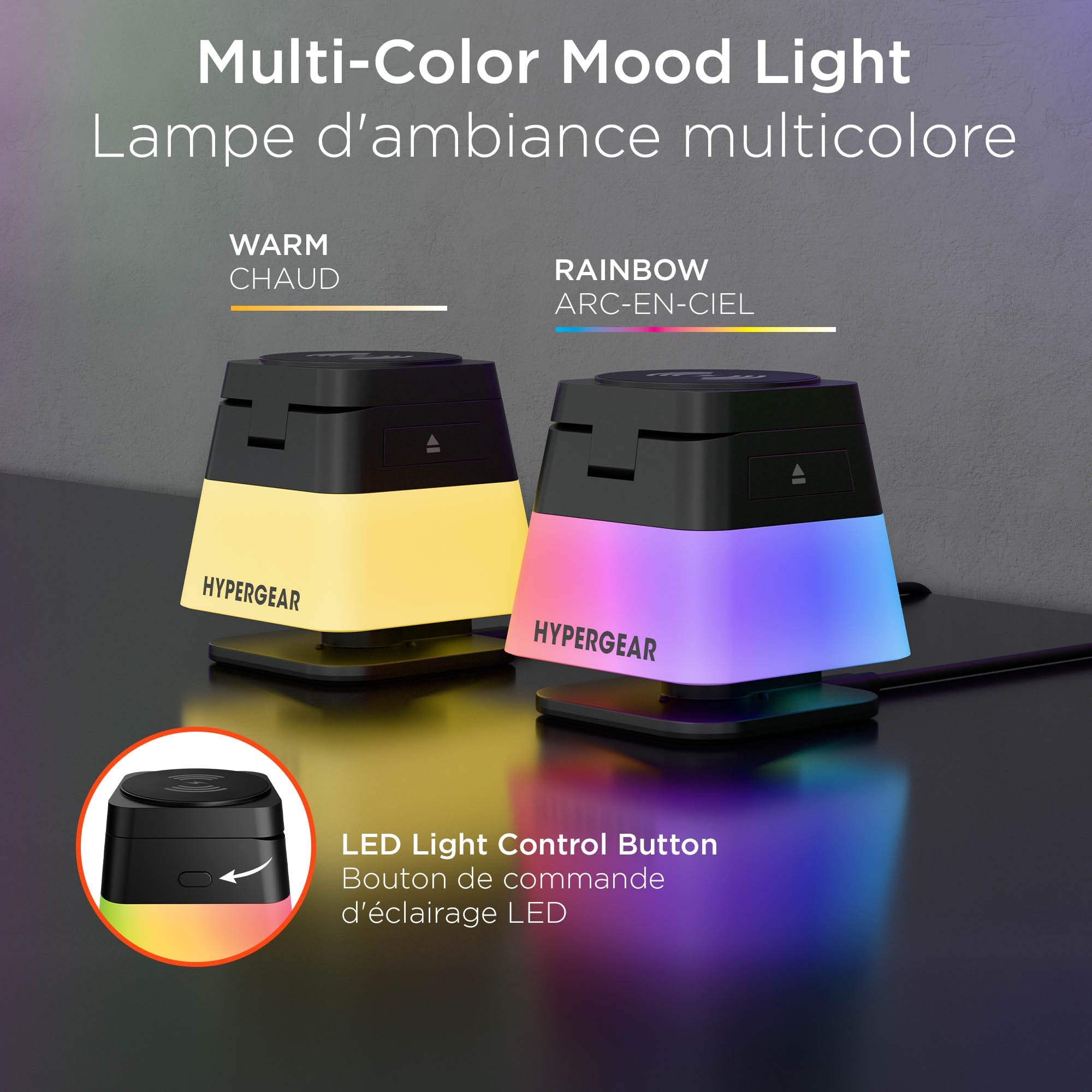 HyperGear 15W PowerFold Cube 3-in-1 Wireless Charging Stand Compatible w/ Magsafe + Watch - 15-15464