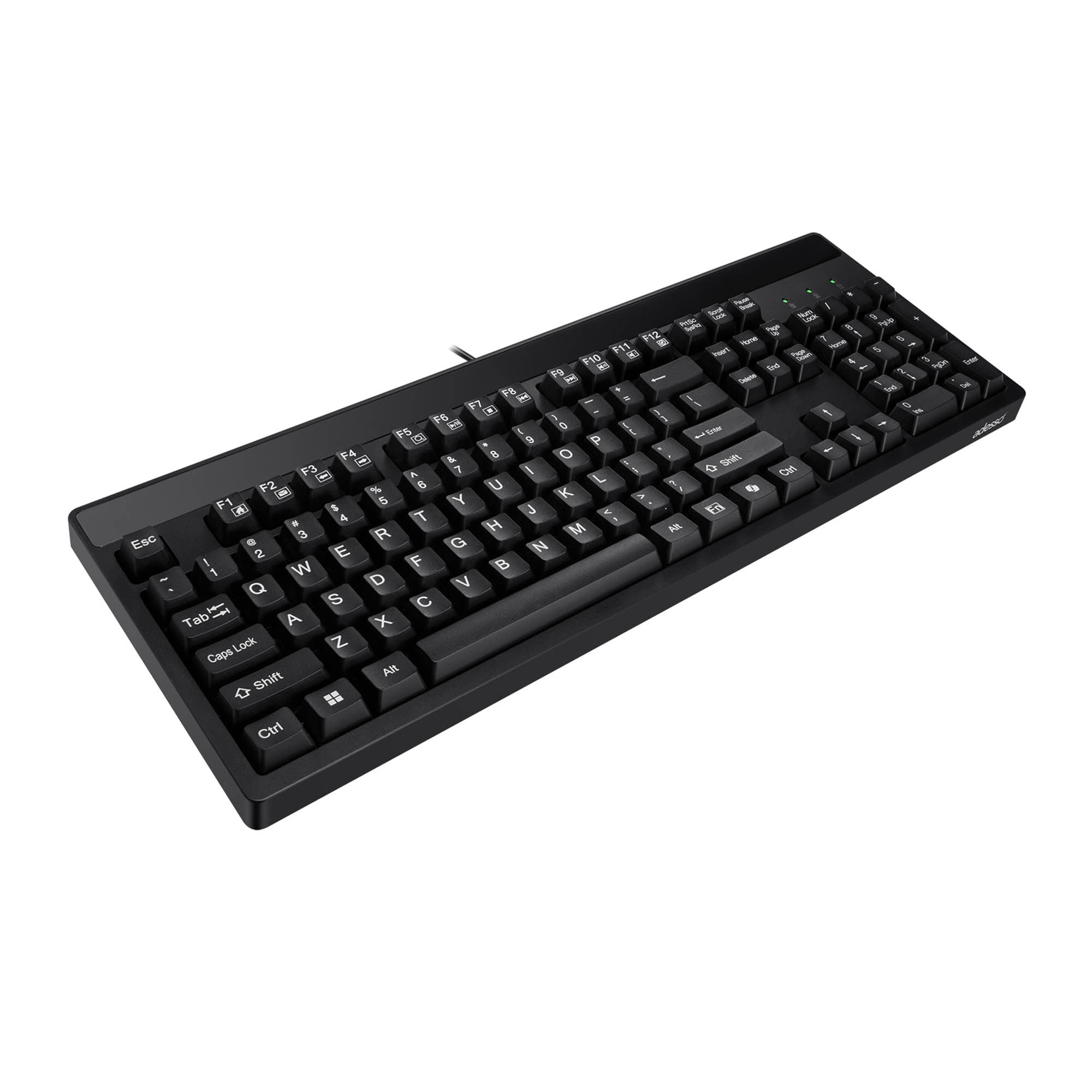 Adesso Full Sized Wired Mechanical Keyboard With CoPilot Al Hotkey - 15-15544