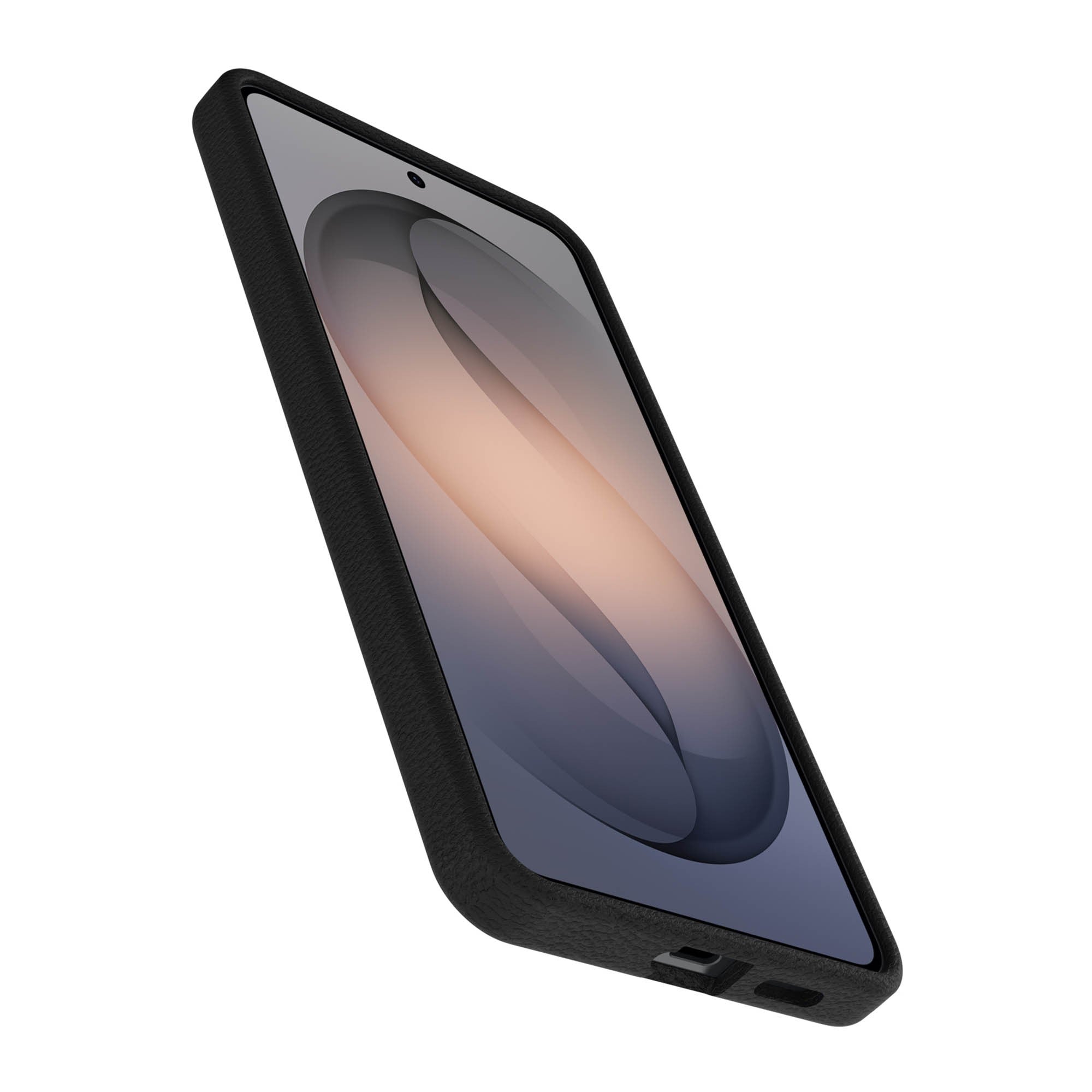 Samsung Galaxy S26+ Otterbox Symmetry Cactus Leather Series Case - Black - Noir Ash - 15-15557