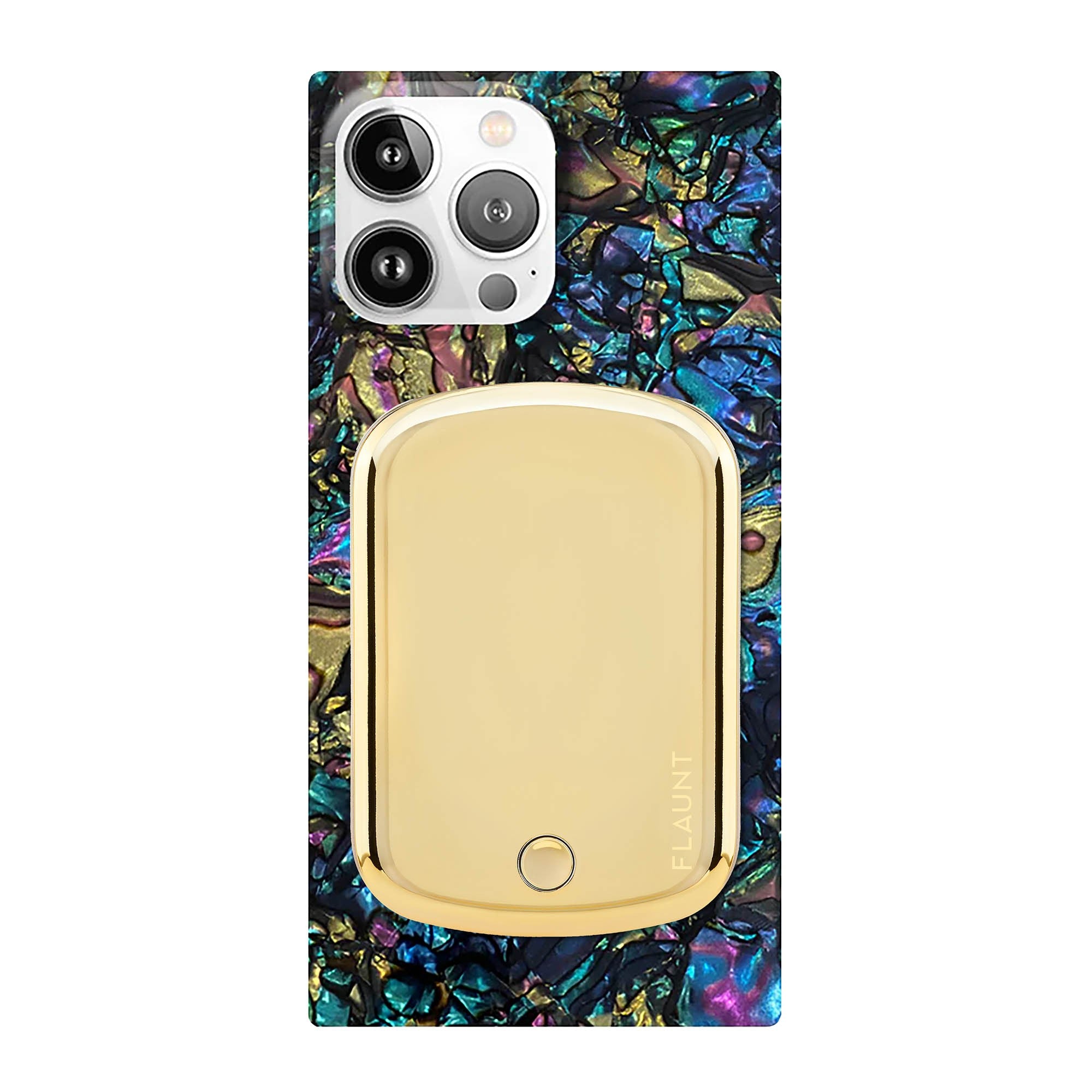 FLAUNT 5,000 mAh Wireless MagSafe Battery Pack - Metallic Gold - 15-15560