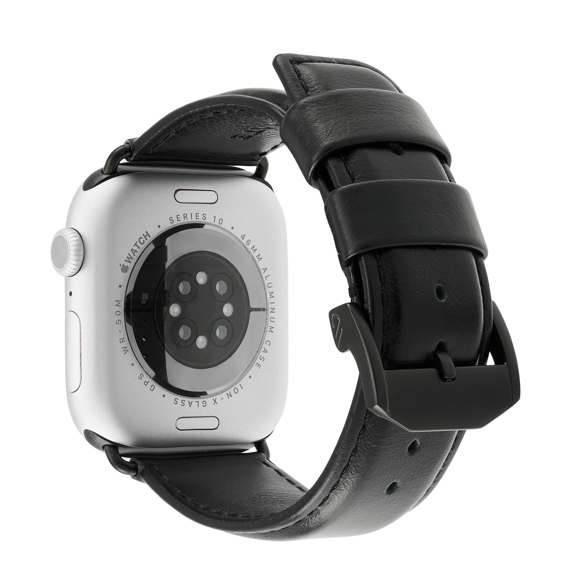 Apple Watch 42-49mm Case-Mate Signature Leather Band - Black - 15-15562