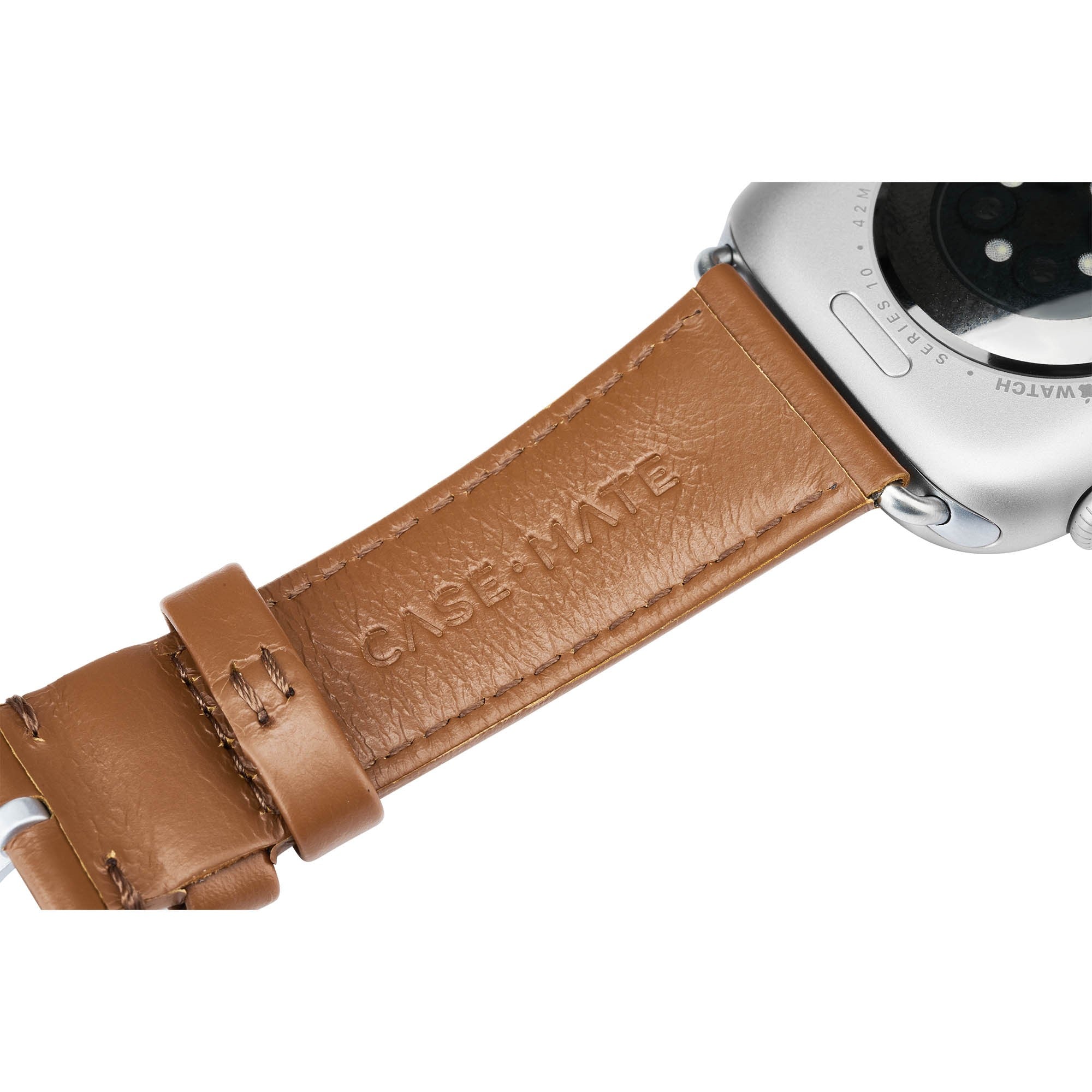 Apple Watch 38-49mm Case-Mate Signature Leather Band - Cognac - 15-15563