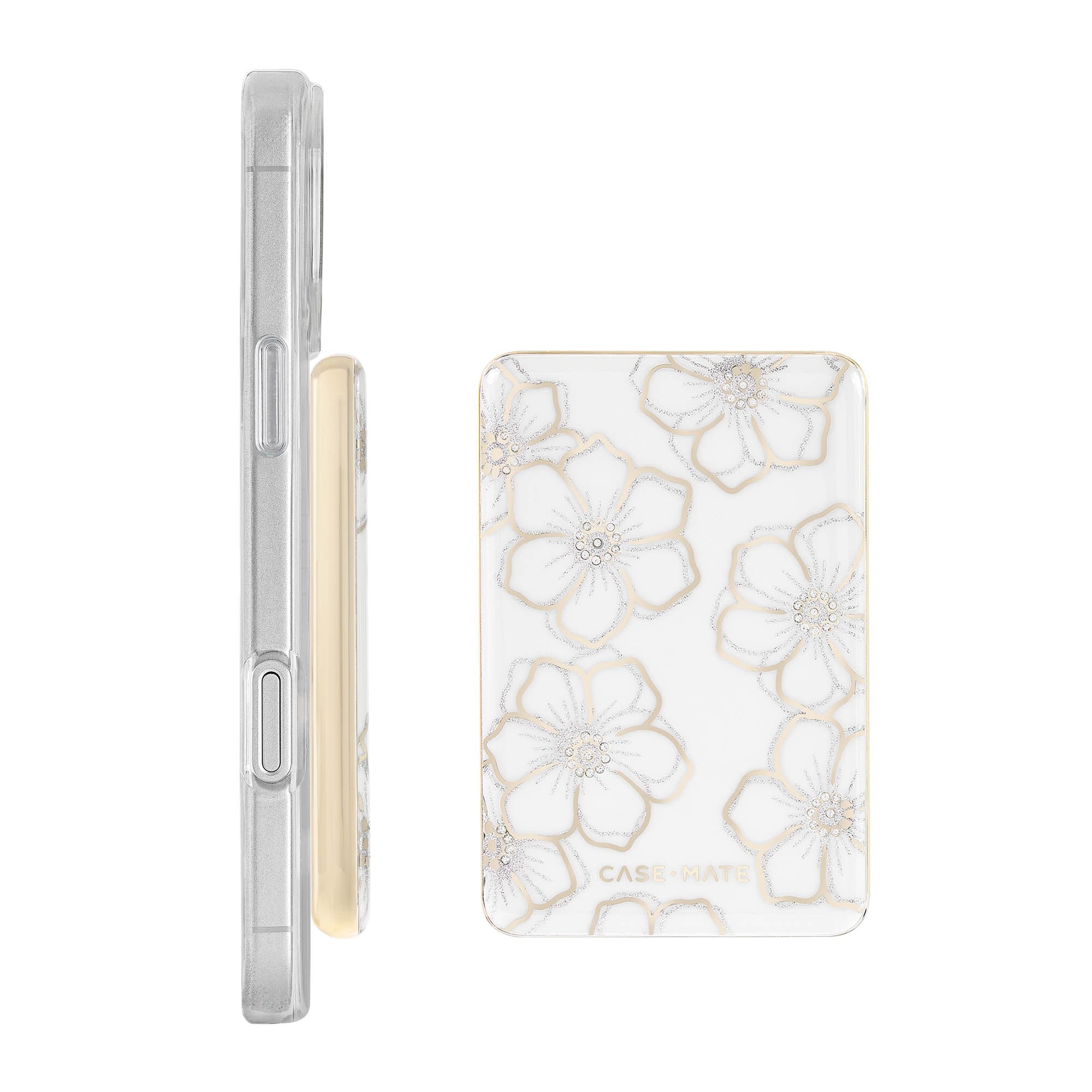 Case-Mate 5,000 mAh Wireless MagSafe Battery Pack - Floral Gems - 15-15564