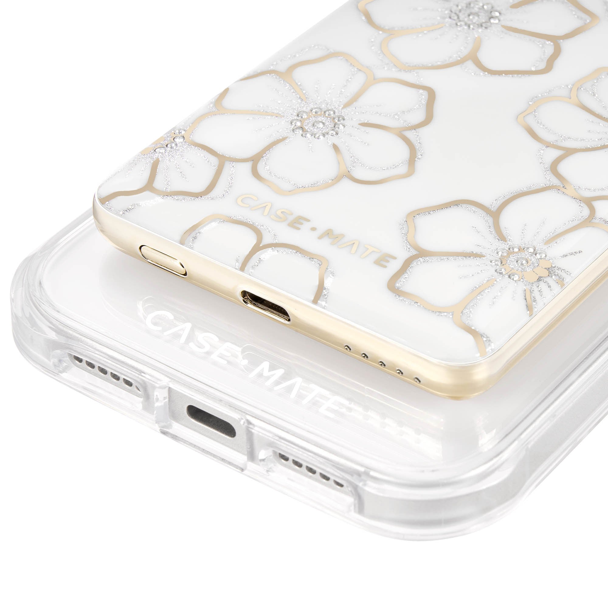 Case-Mate 5,000 mAh Wireless MagSafe Battery Pack - Floral Gems - 15-15564