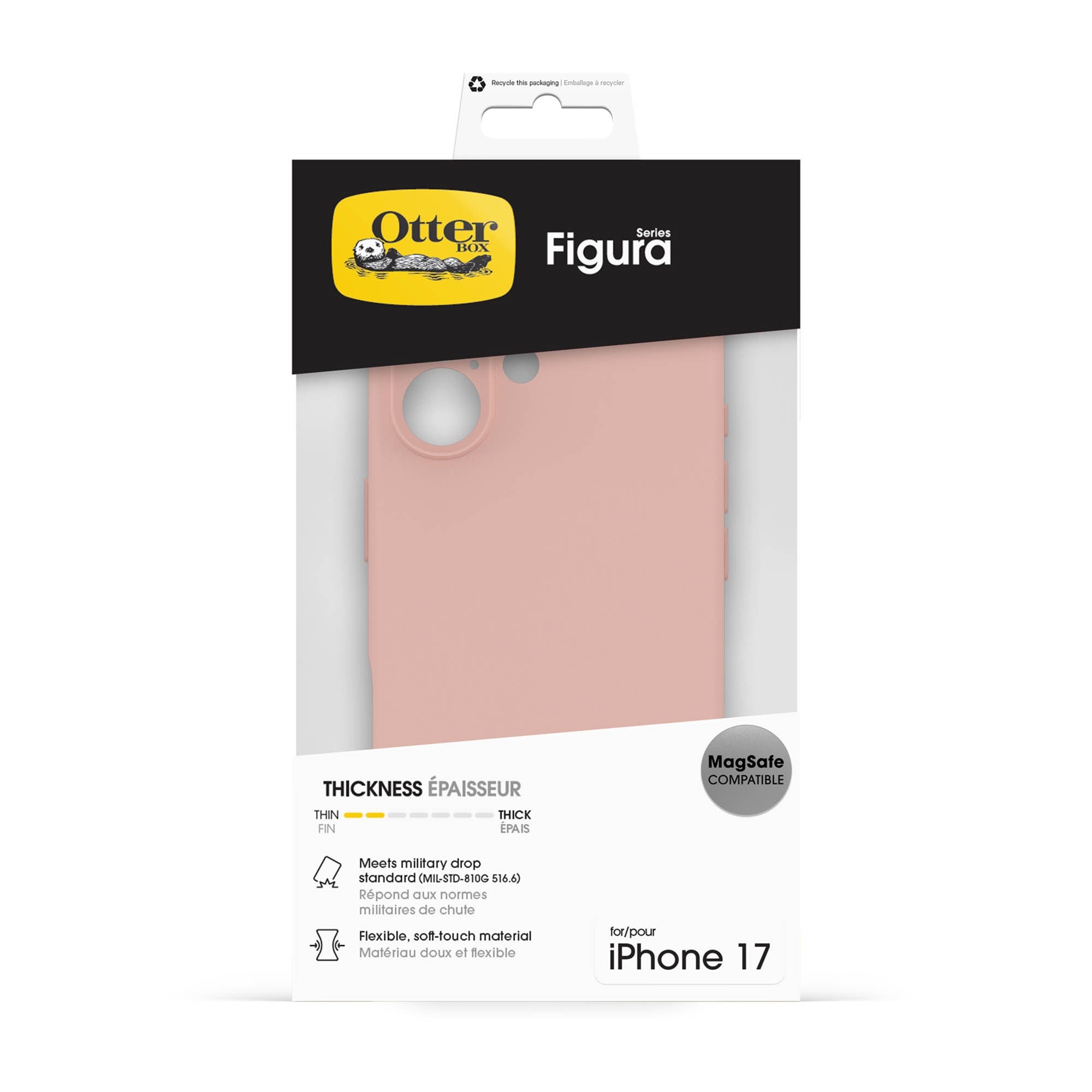 iPhone 17 Otterbox Figura MagSafe Case - Rose Smoke - 15-15569