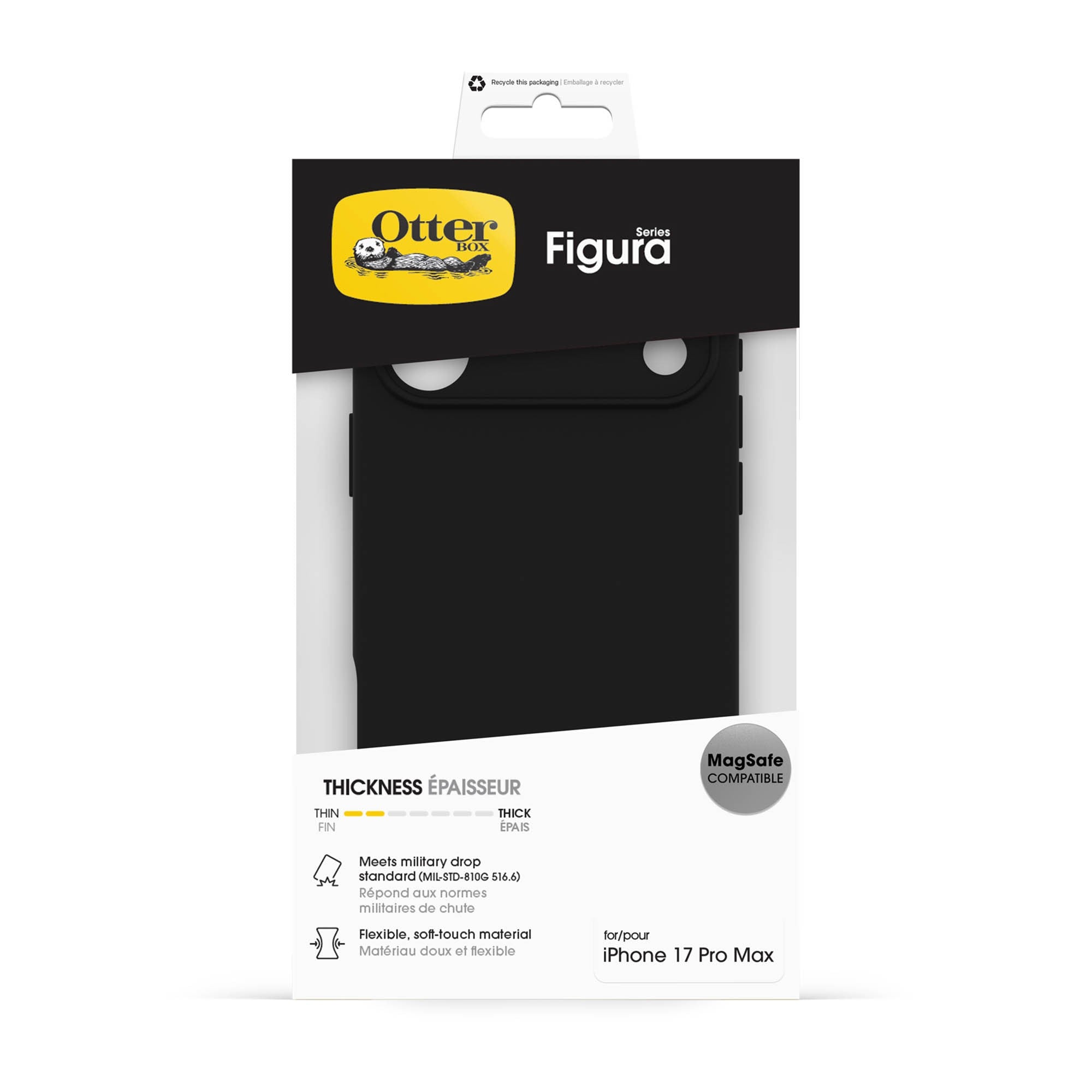 iPhone 17 Pro Max Otterbox Figura MagSafe Case - Black - 15-15572