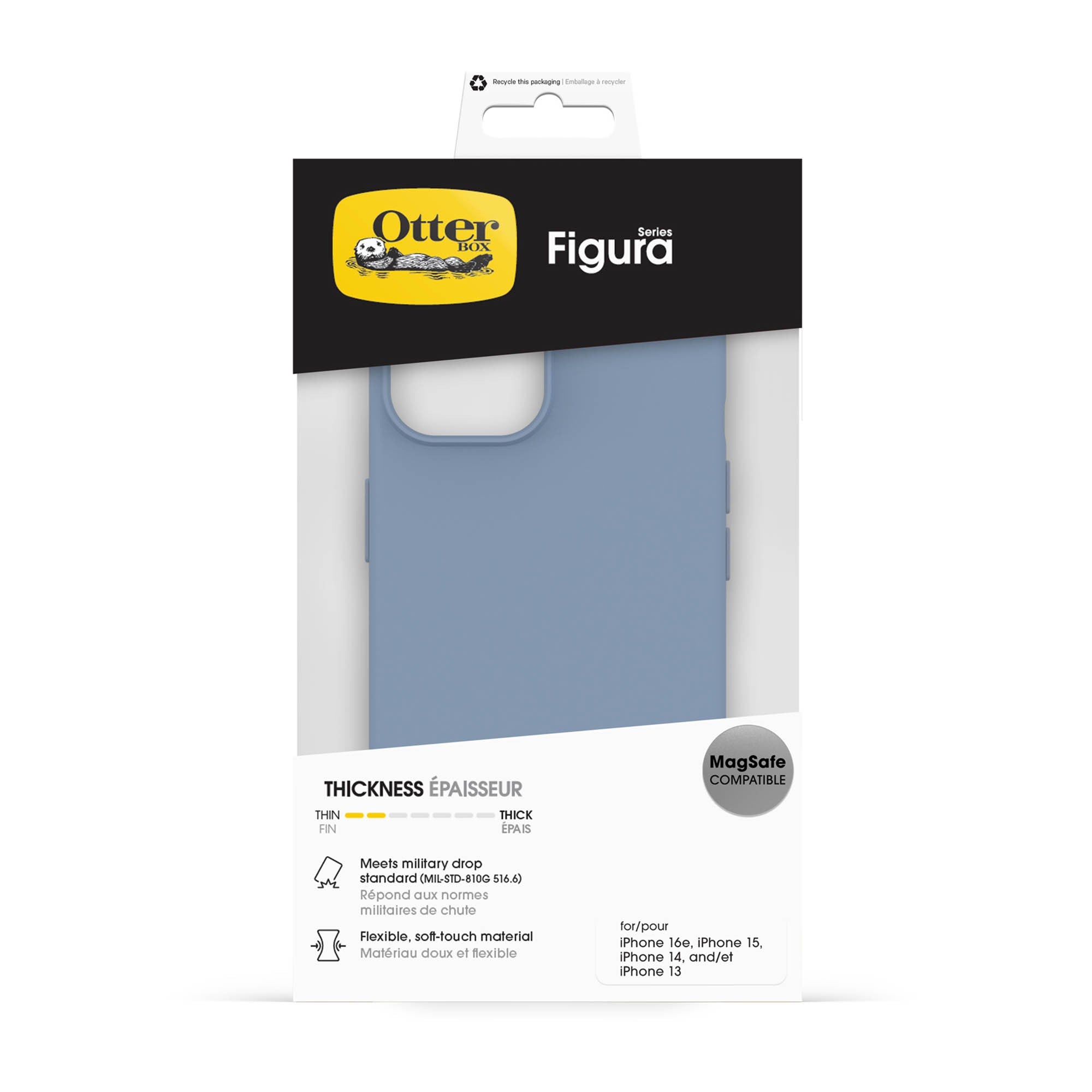 iPhone 17e/16e/15/14/13 Otterbox Figura MagSafe Case - Polus Blue - 15-15600