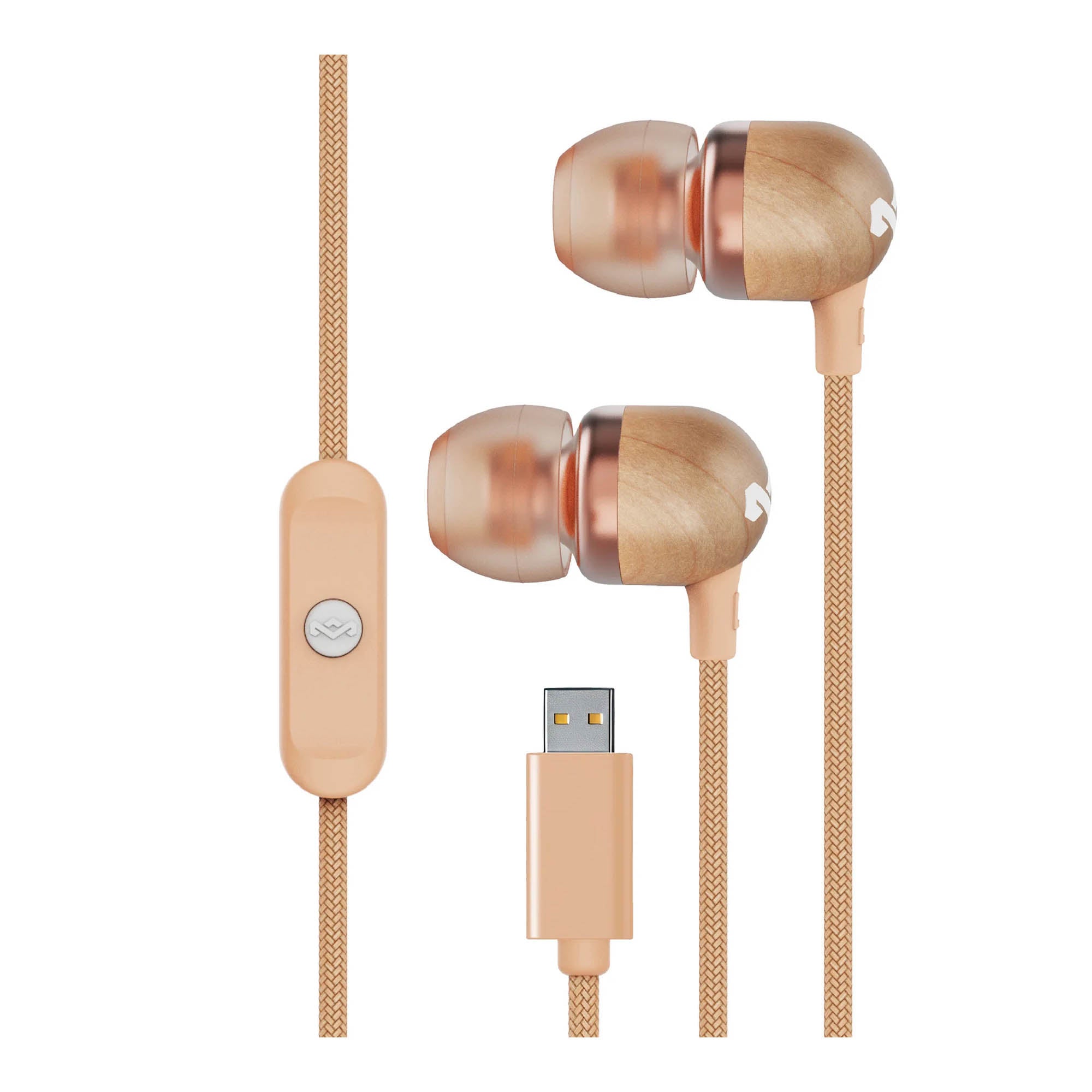 House of Marley Smile Jamaica USB-C Earbuds - Copper - 15-15608
