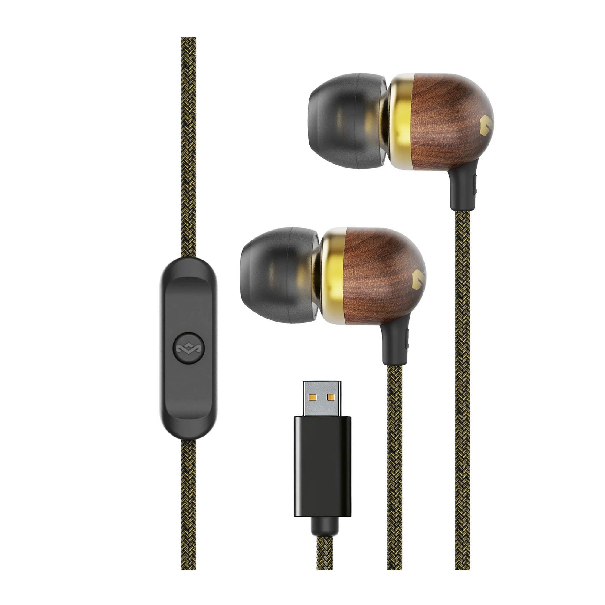 House of Marley Smile Jamaica USB-C Earbuds - Brass - 15-15610