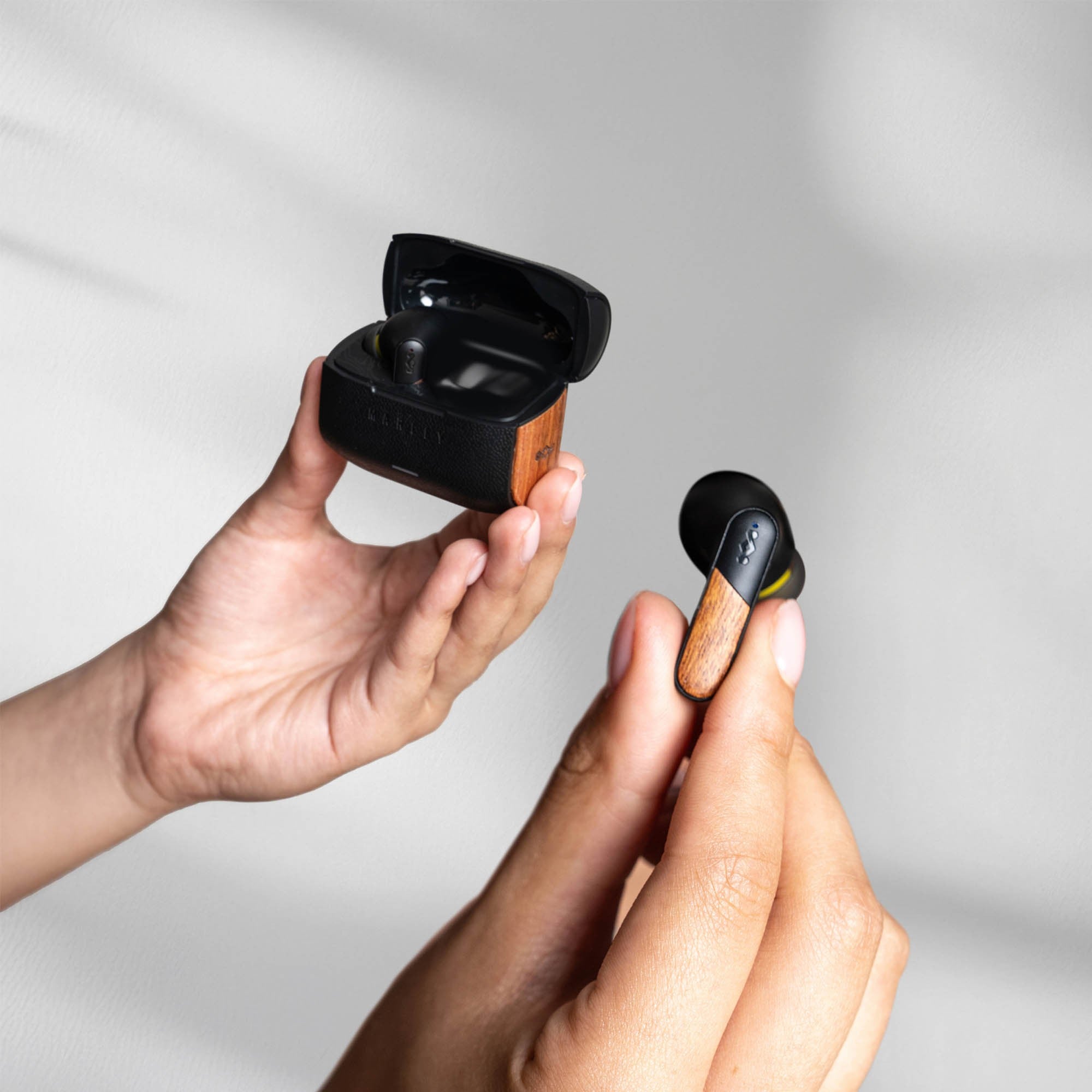 House of Marley Trenchtown ANC Wireless Earbuds - Signature Black - 15-15612