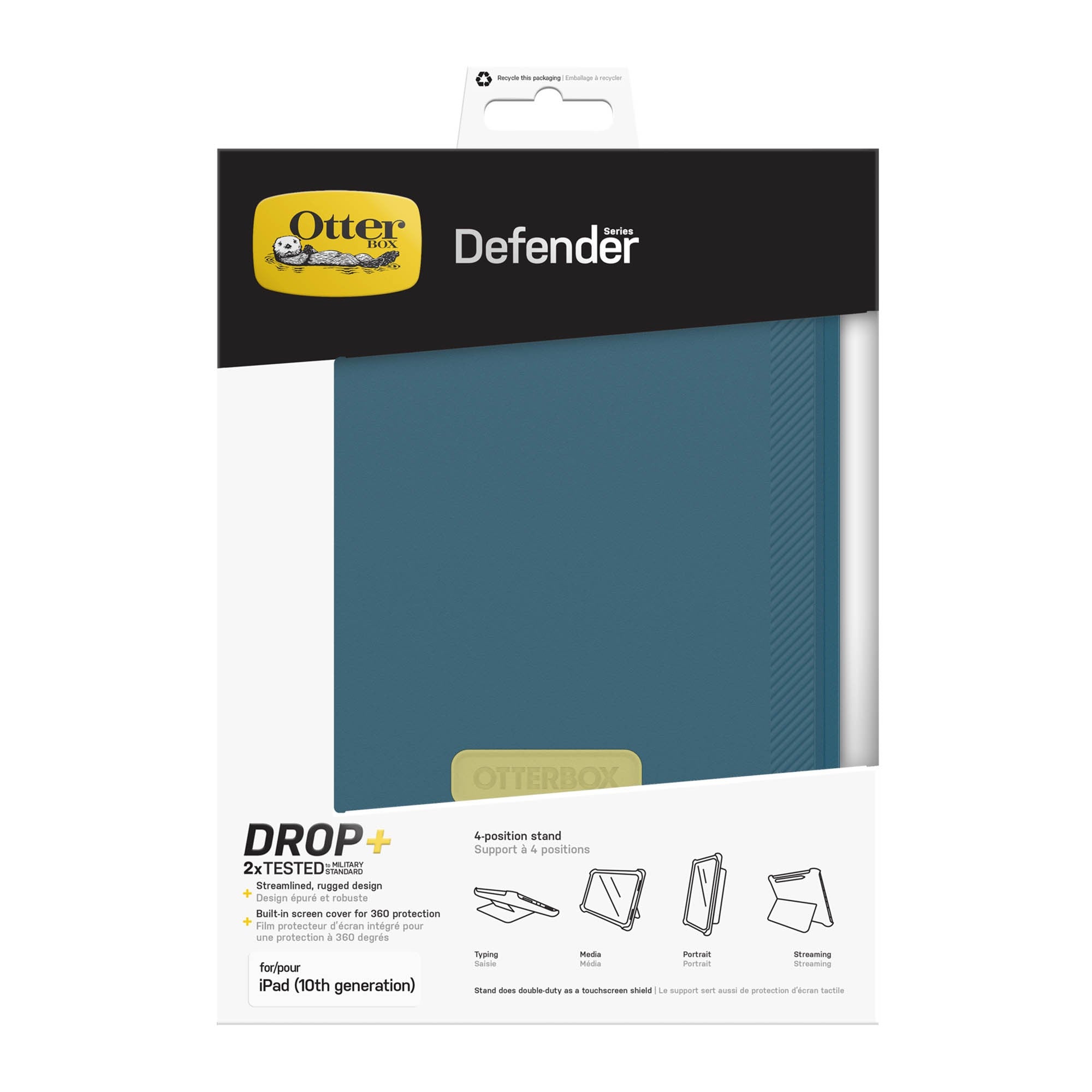 iPad A16/iPad 10th Gen Otterbox Defender Pro Case - Treasure Cove Blue - 15-15659