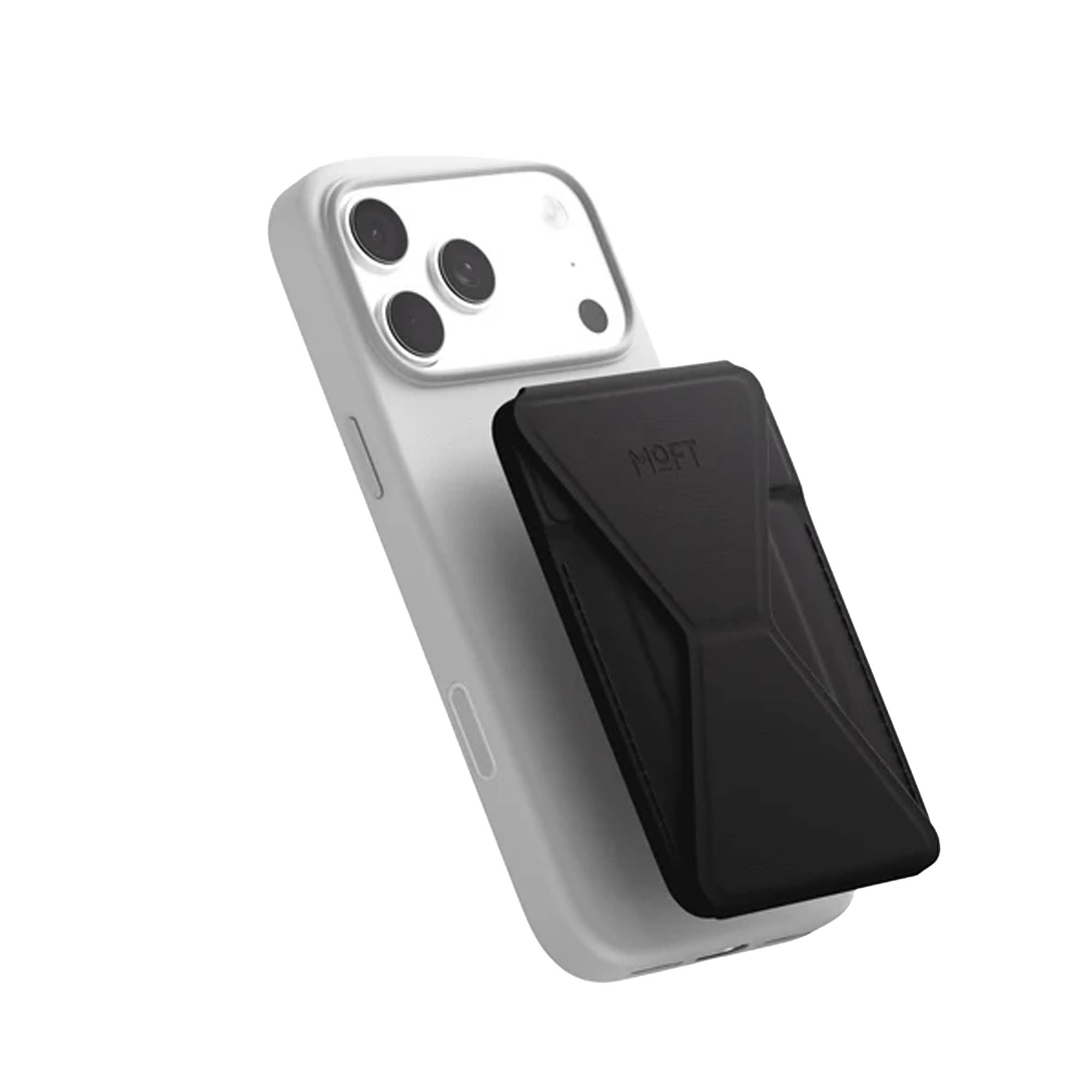 MOFT Trackable Magnetic MagSafe Wallet Stand - Jet Black - 15-15737