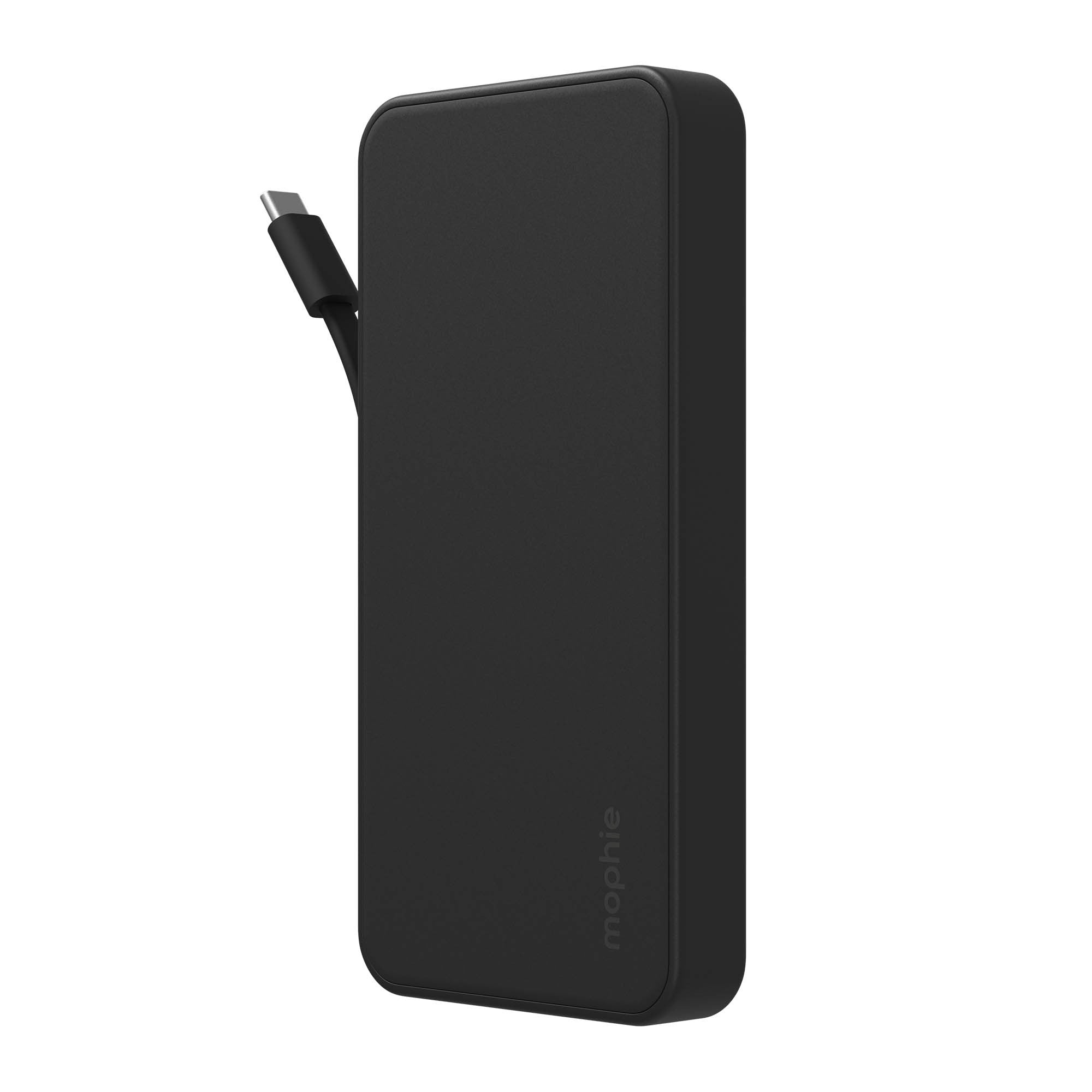 Mophie 10,000 mAh Powerstation Plus w/USB-C Cable - Black - 15-15777