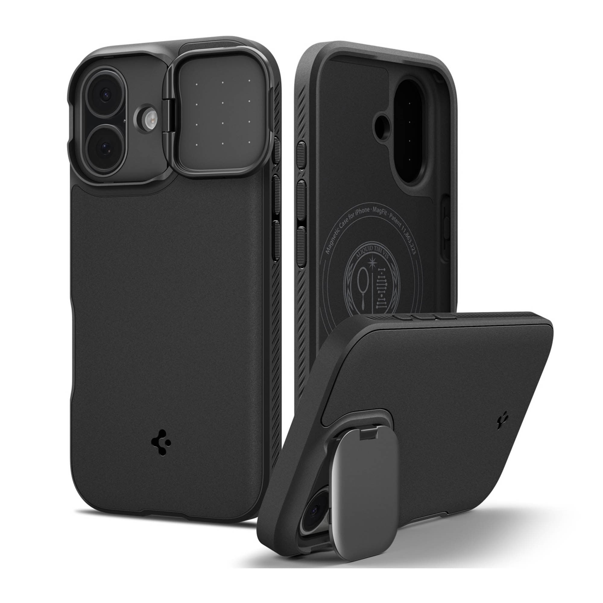 iPhone 17 Spigen Optik Armor Magfit - Black - 15-15789