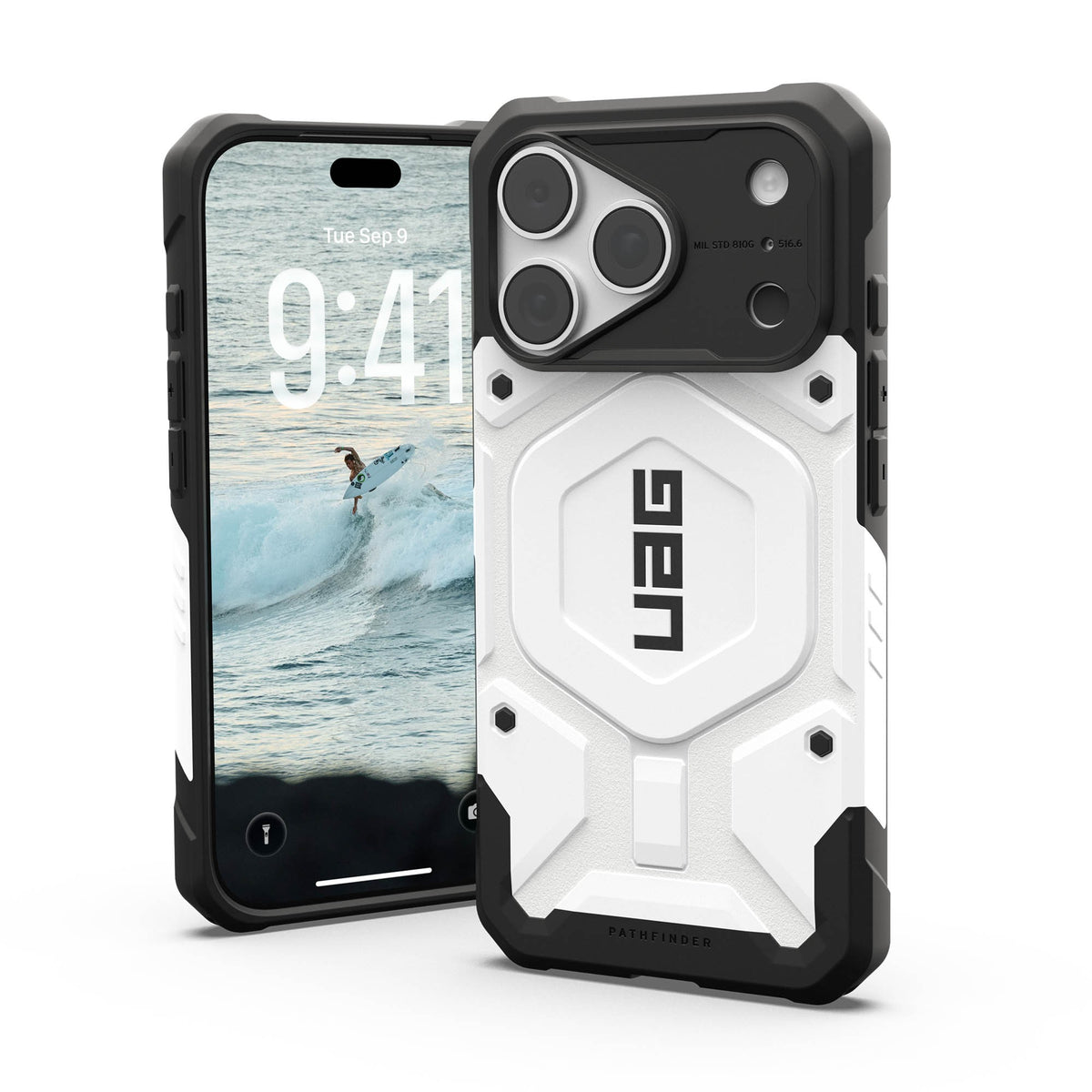 iPhone 18 Pro/17 Pro UAG Pathfinder Magsafe Case - White - 15-15894