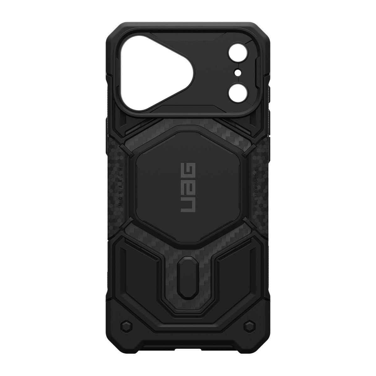 iPhone 18 Pro Max/17 Pro Max UAG Monarch Pro VZW Magsafe Case - Carbon Fiber Black/Red - 15-15899