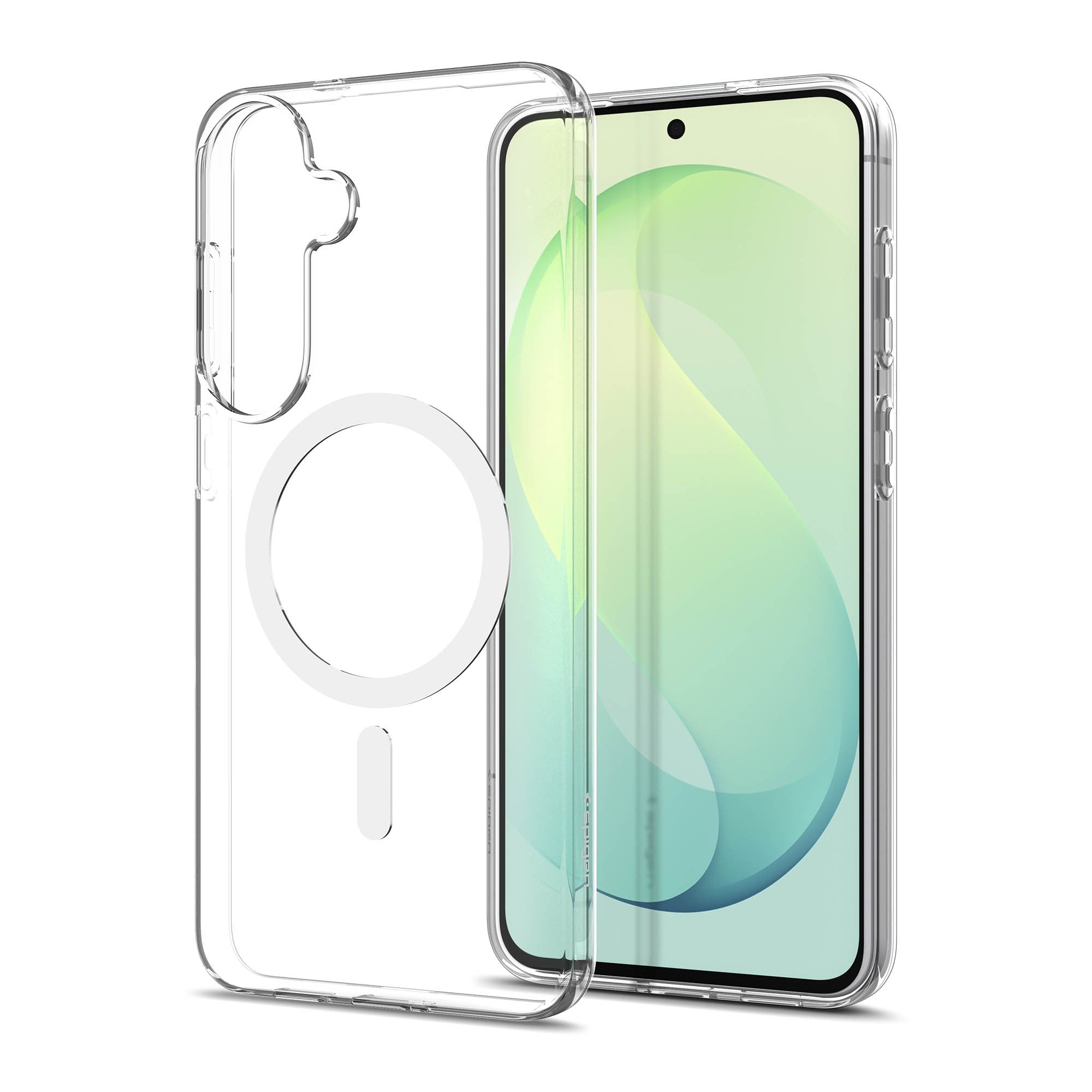 Samsung Galaxy S26 FE Spigen Crystal Flex MagFit - Clear/White - 15-16135